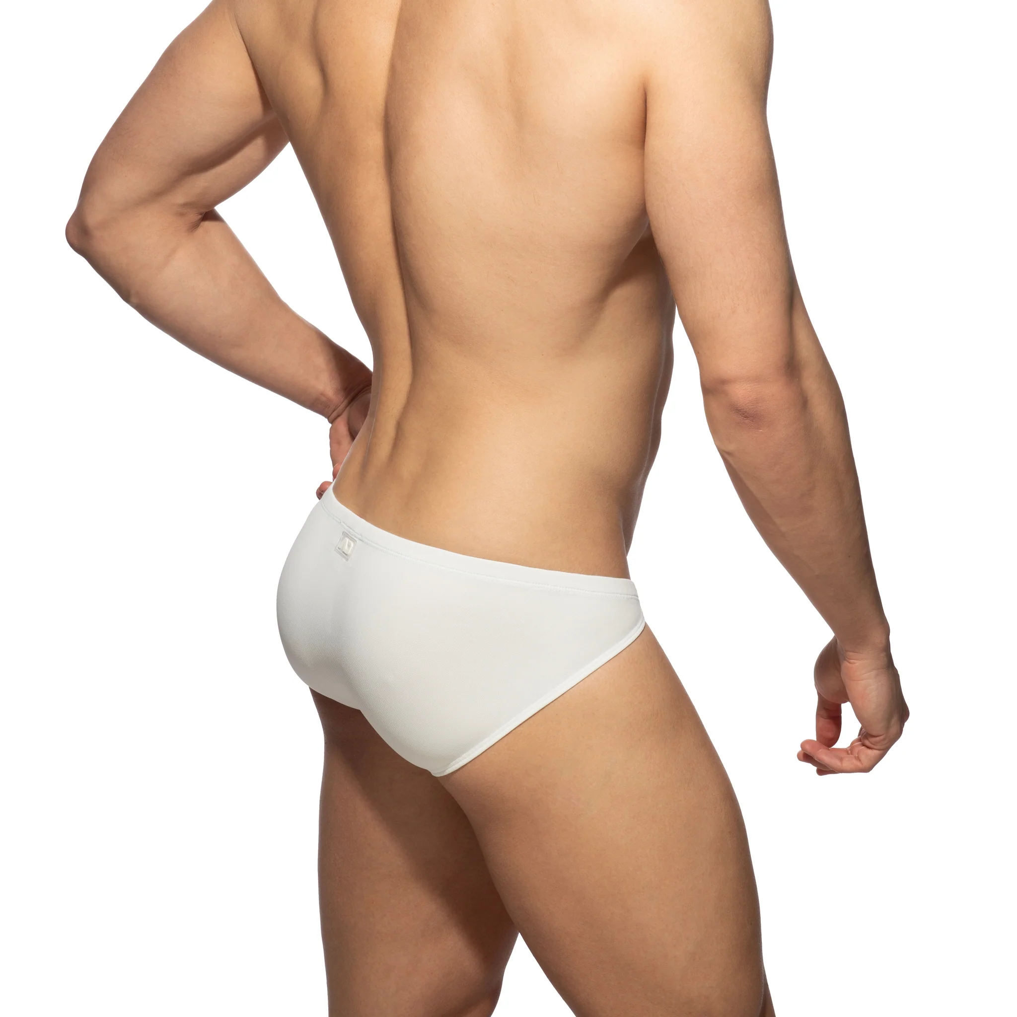 Addicted Soft Pique Bikini Brief White AD1406 - Image 3