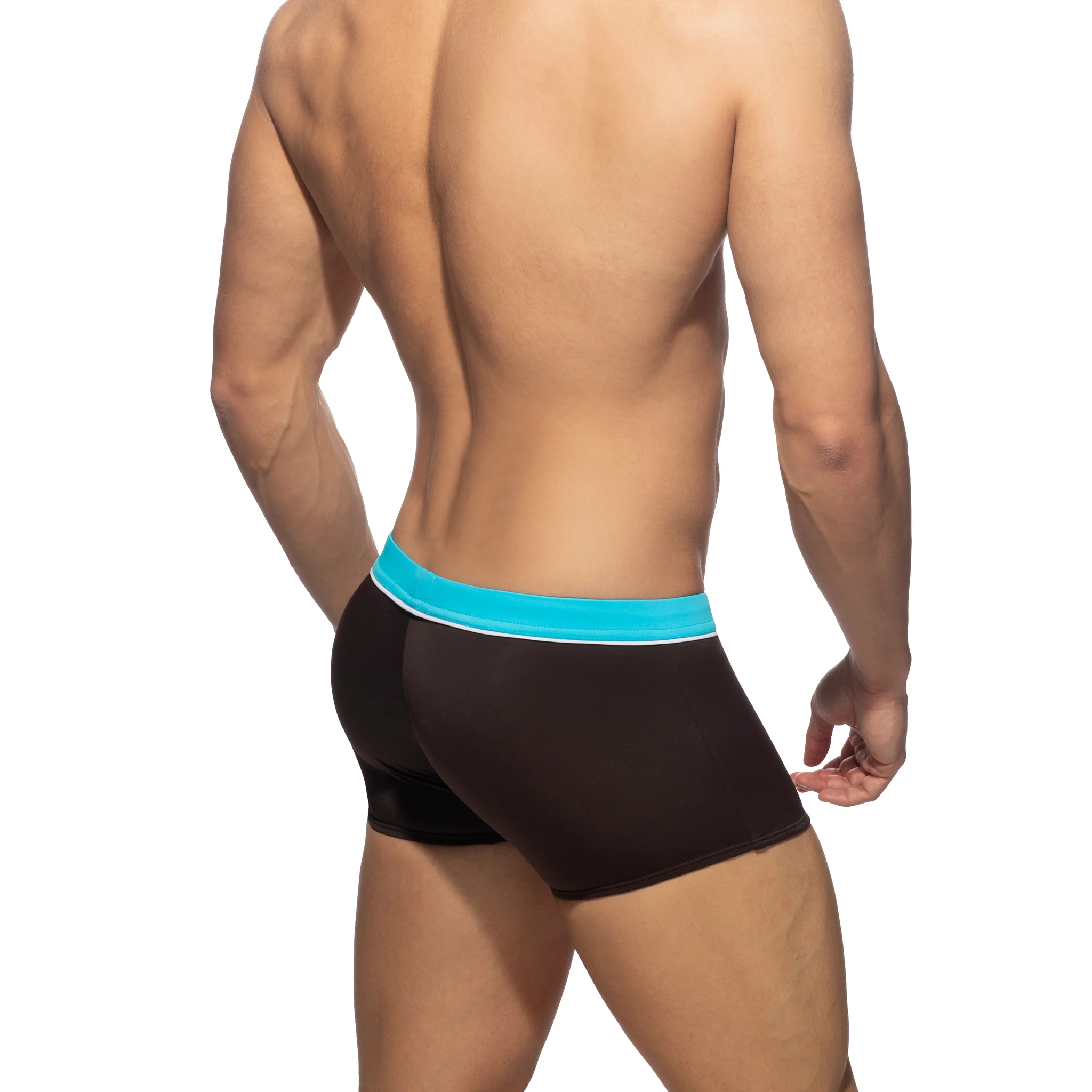Addicted Sport Detail Binding Boxer Brown ADS133 - Image 3