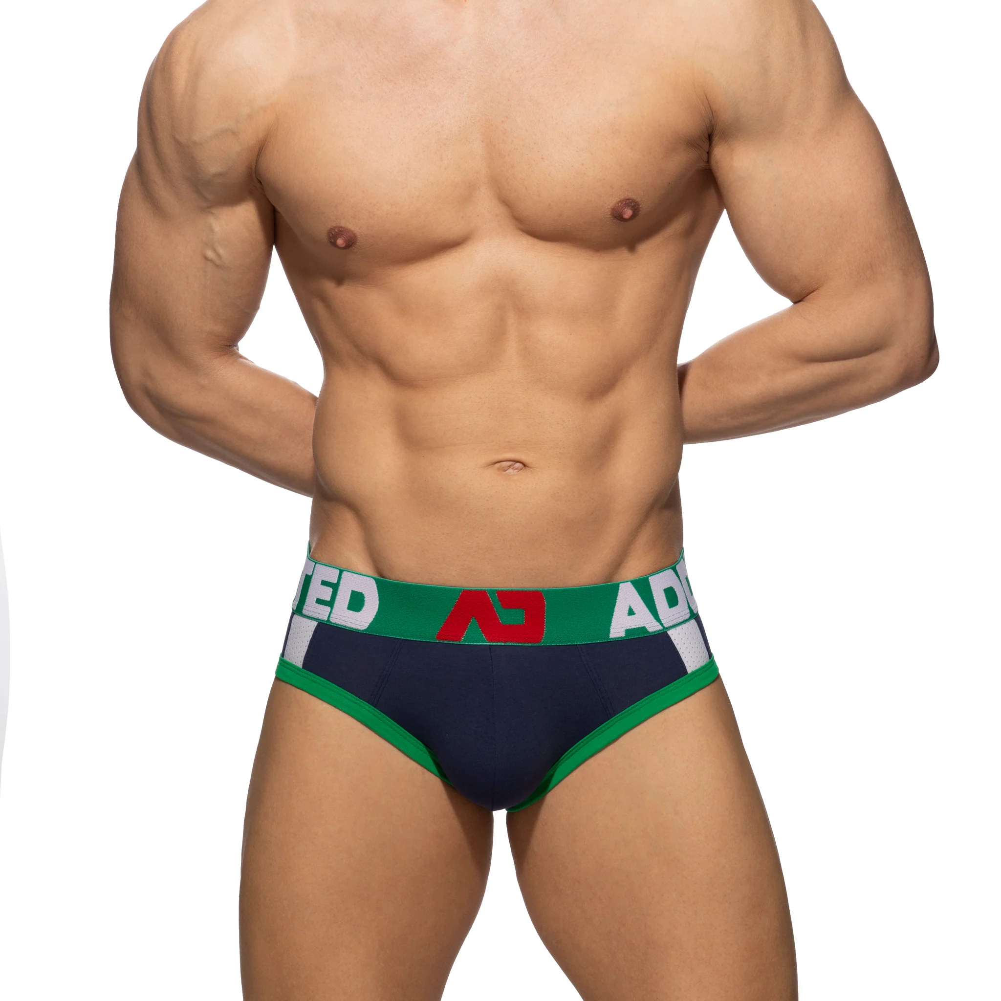 Addicted Sports Padded Brief Navy AD1244 - Image 2