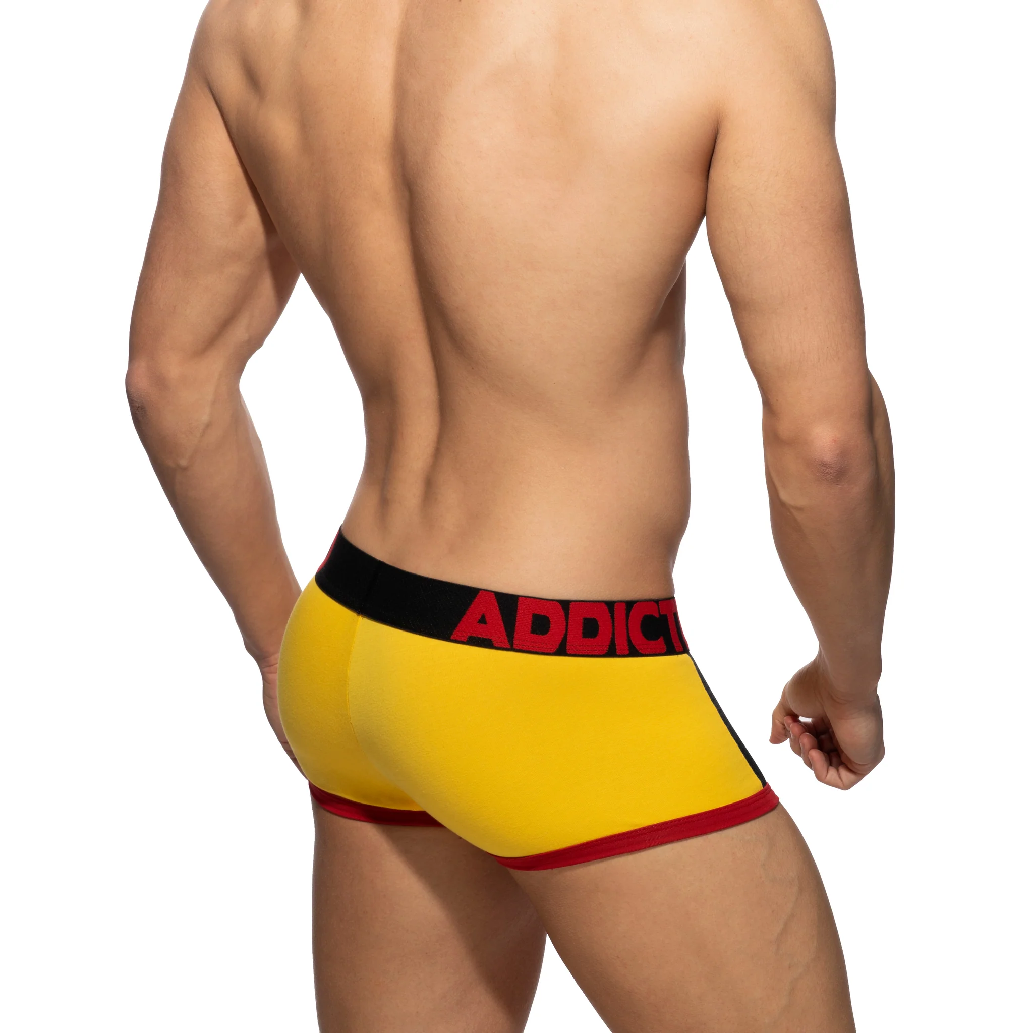 Addicted Sports Padded Trunk Yellow AD1245 - Image 3