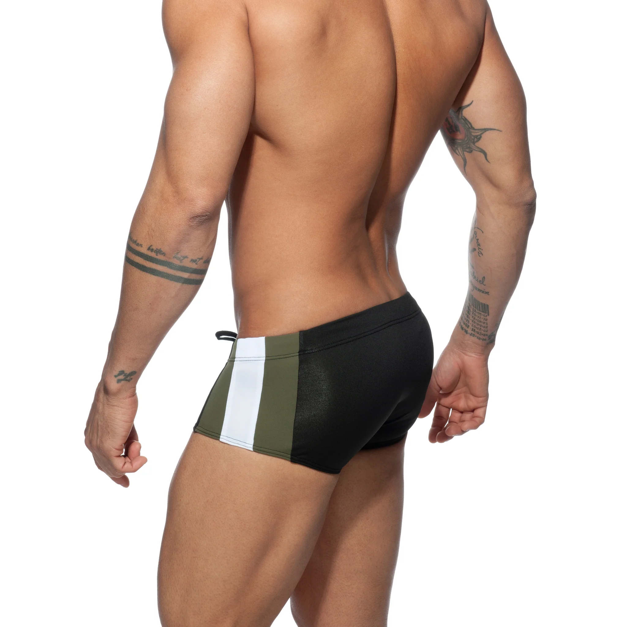 Addicted Stripes Basic Swim Sunga Black ADS212 - Image 3