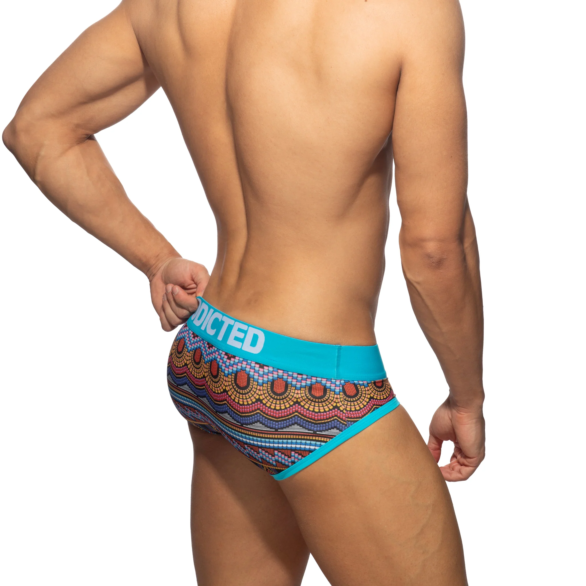 Addicted Sudan Swimderwear Brief Turquoise AD1403 - Image 3