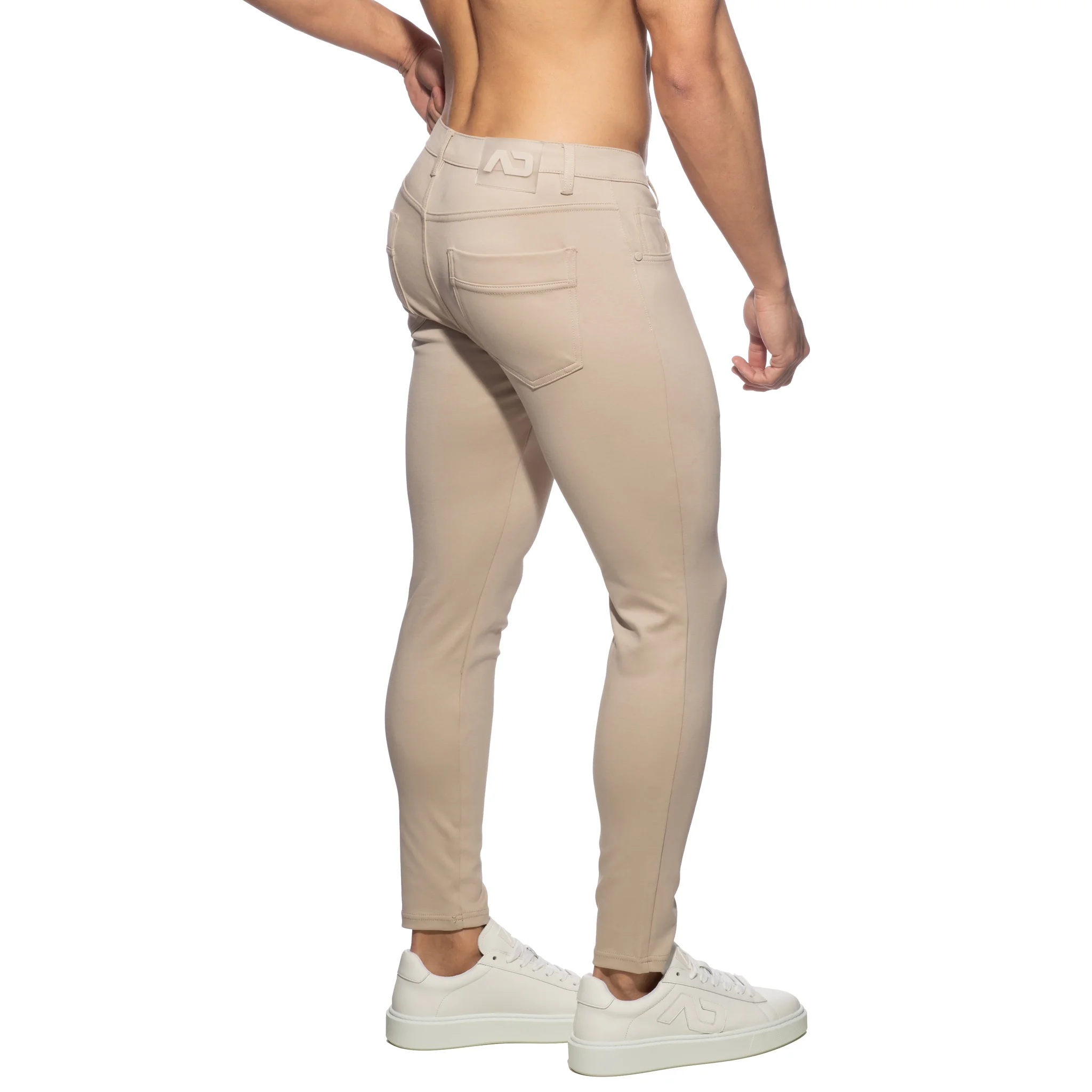 Addicted Svelte Long Pants Beige AD1336 - Image 3