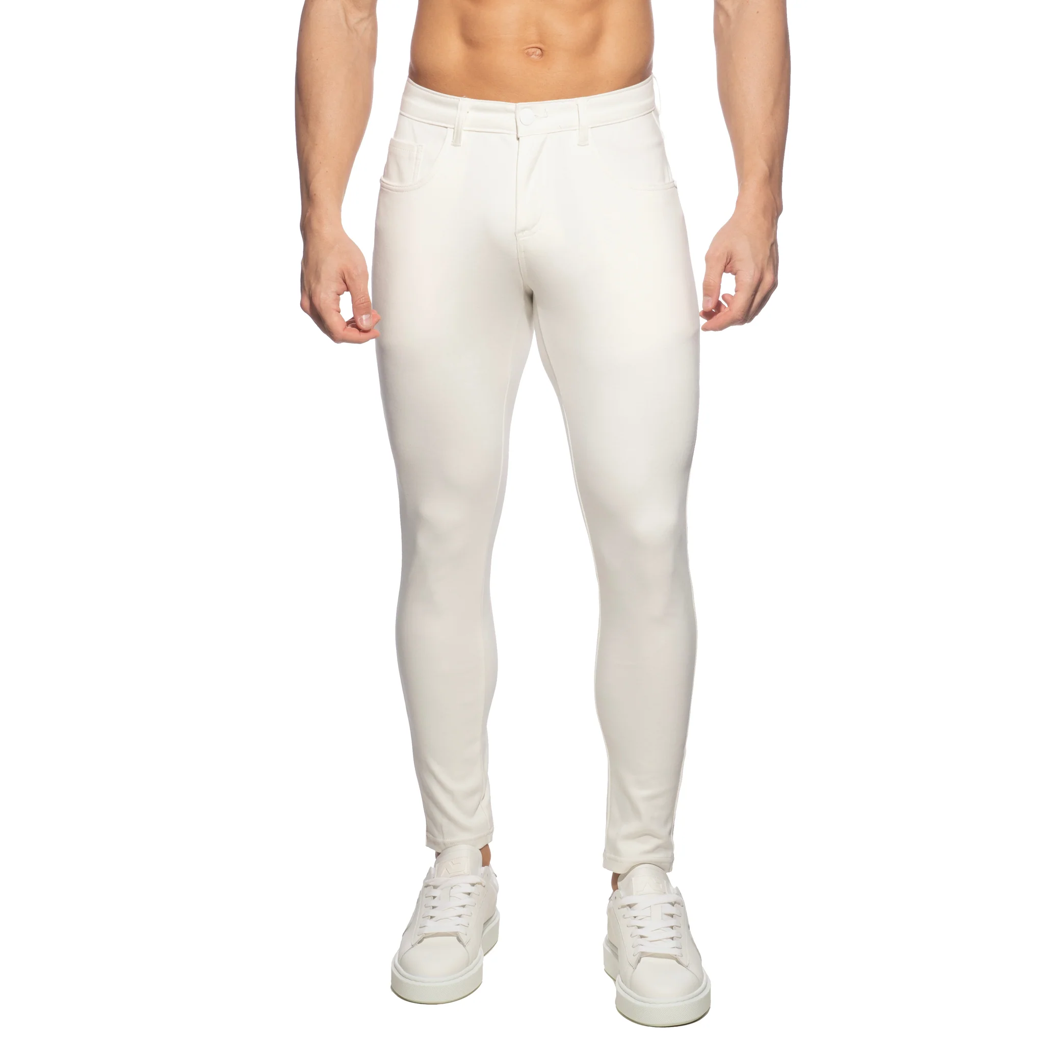 Addicted Svelte Long Pants White AD1336 - Image 2