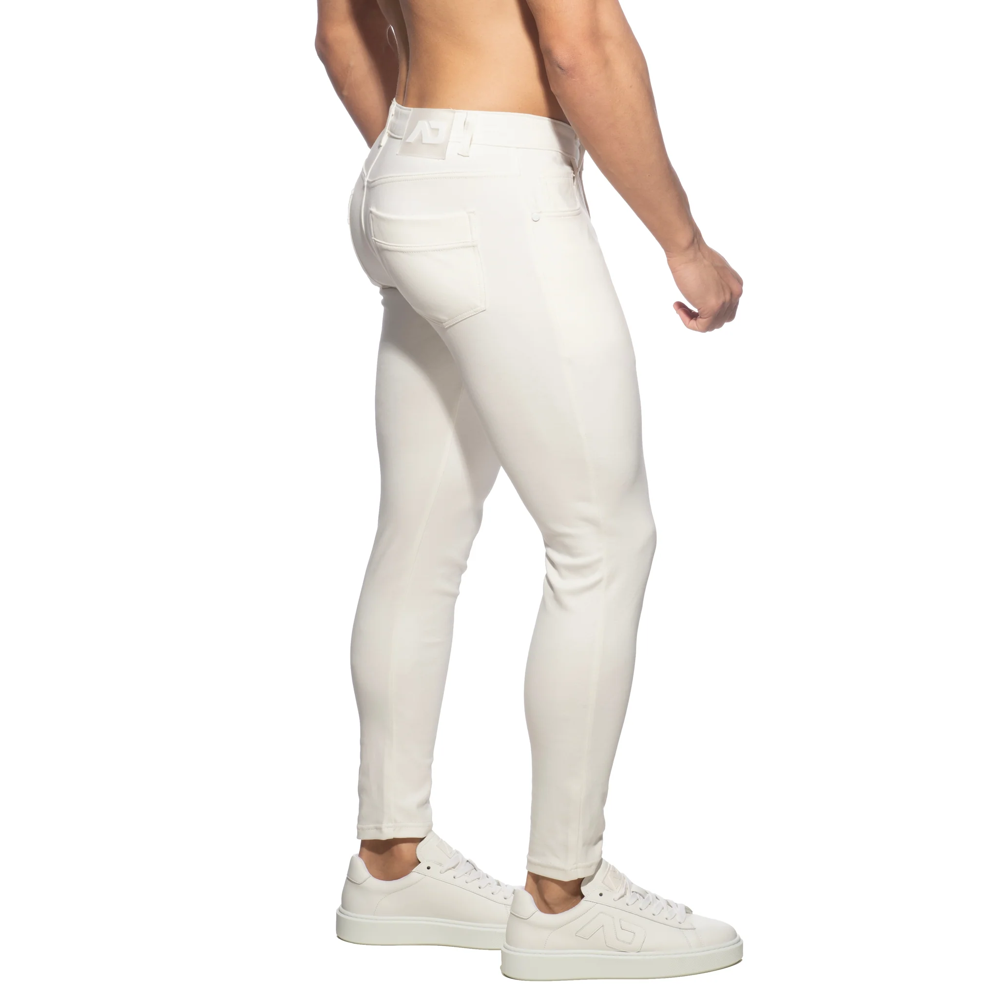 Addicted Svelte Long Pants White AD1336 - Image 3