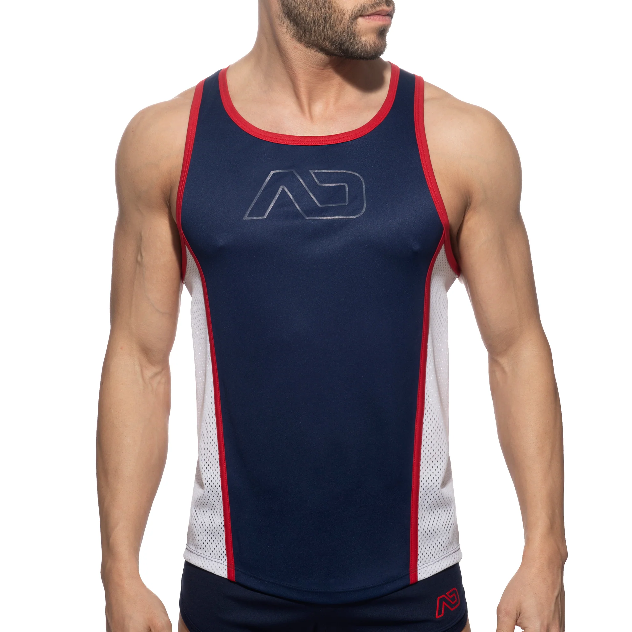 Addicted Swish Tank Top Navy AD1228 - Image 2