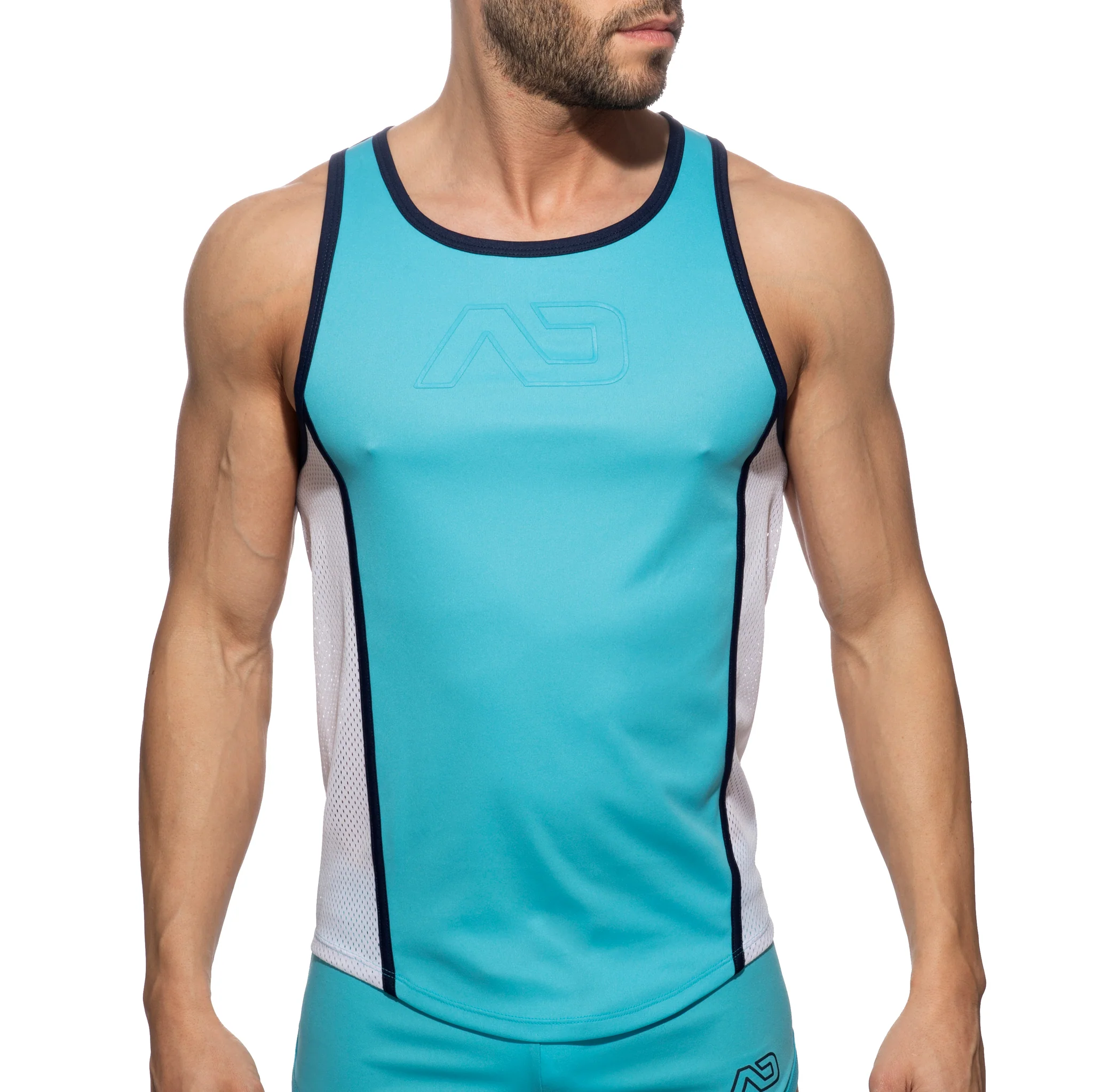 Addicted Swish Tank Top Turquoise AD1228 - Image 2