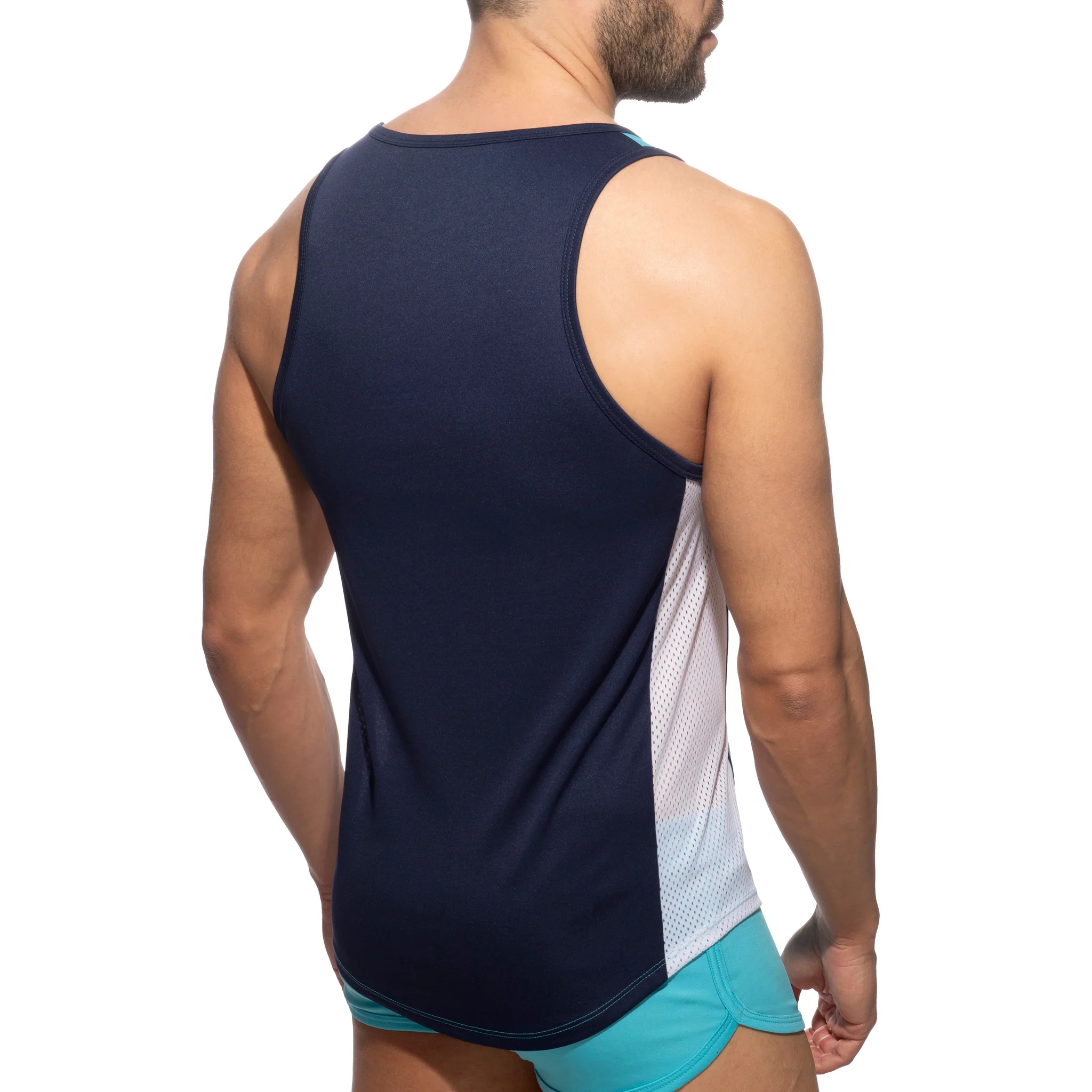 Addicted Swish Tank Top Turquoise AD1228 - Image 3