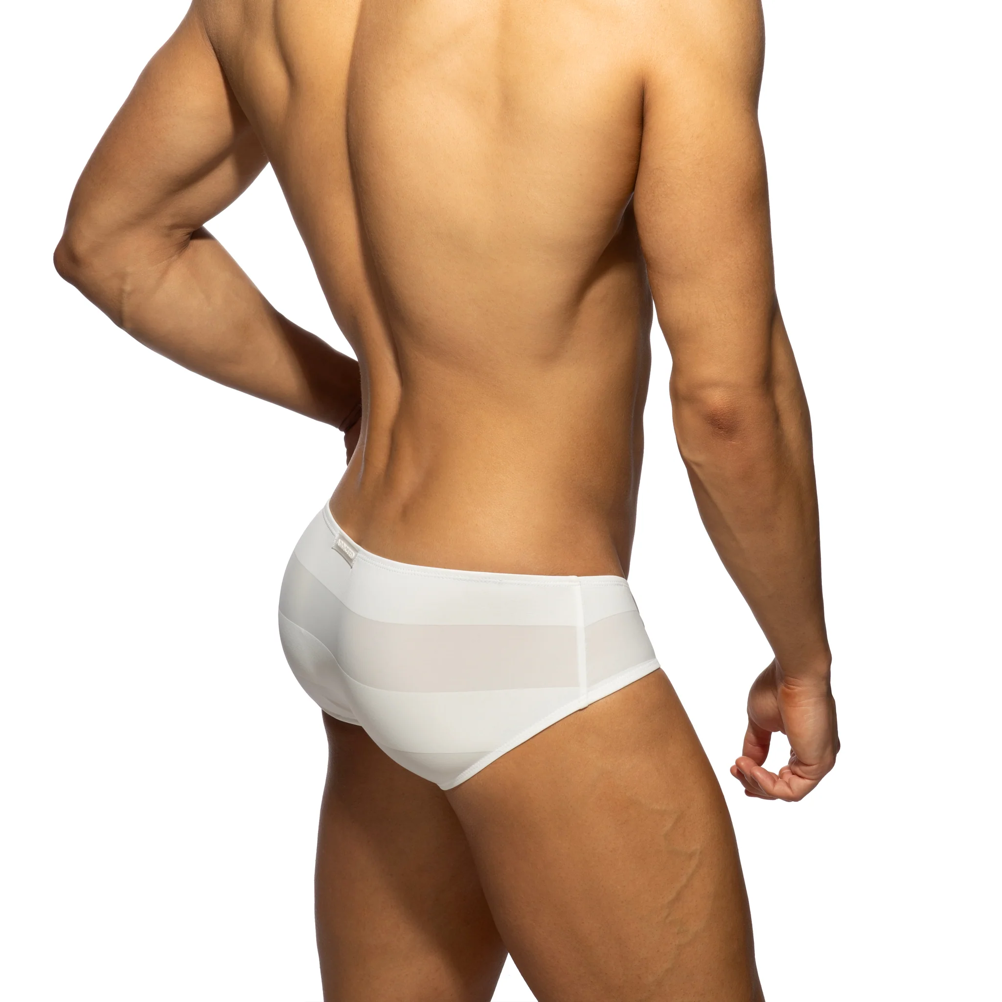 Addicted Thick Stripes Brief Ivory AD1423 - Image 3