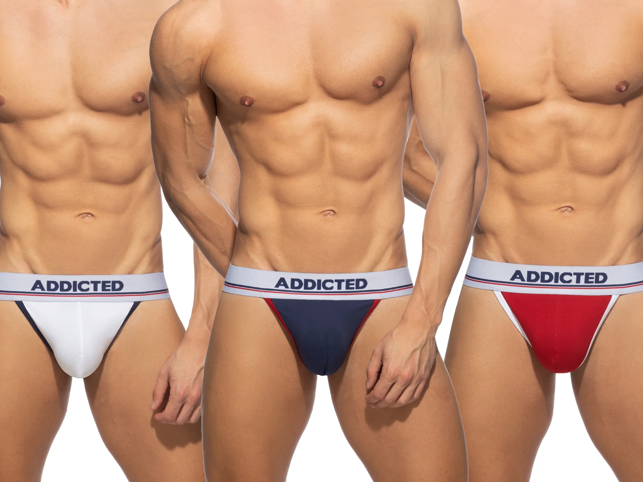 Addicted Tommy Thong 3 Pack Multi AD1011P