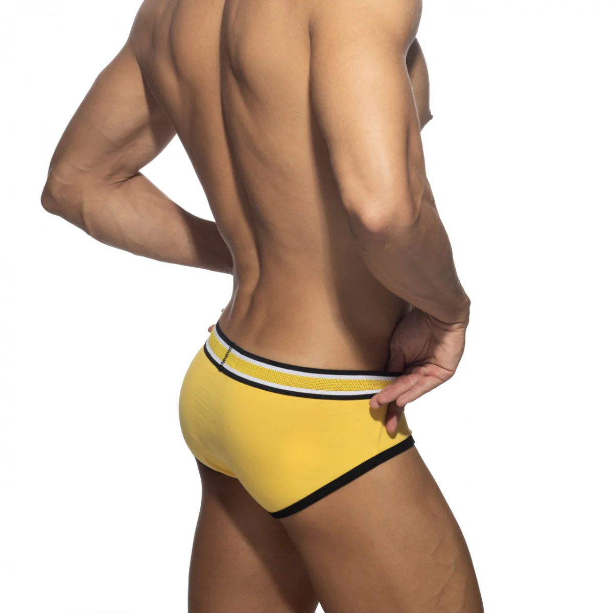 Addicted Tri-Colour Cotton Brief 2 Pack Multi AD2295P - Image 3