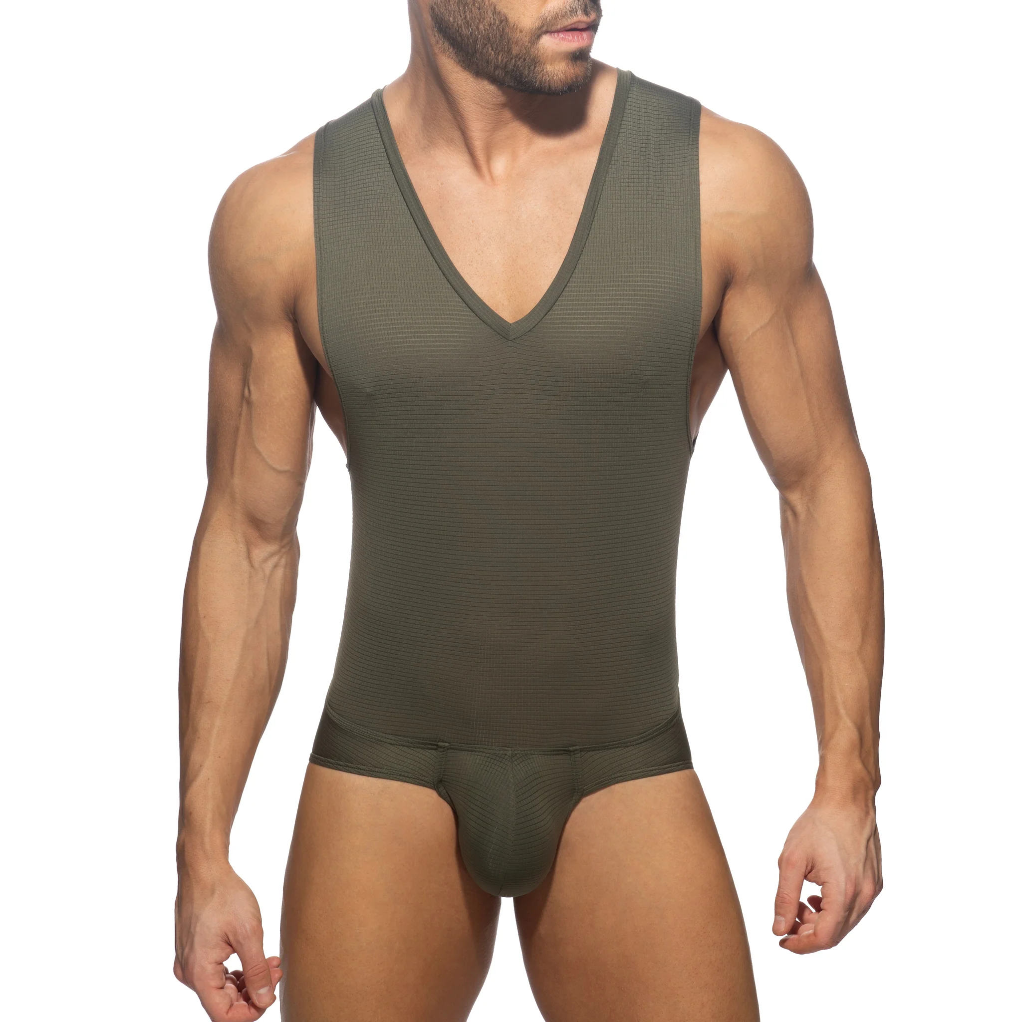 Addicted Veloz Dry Body Suit Khaki AD1331 - Image 2