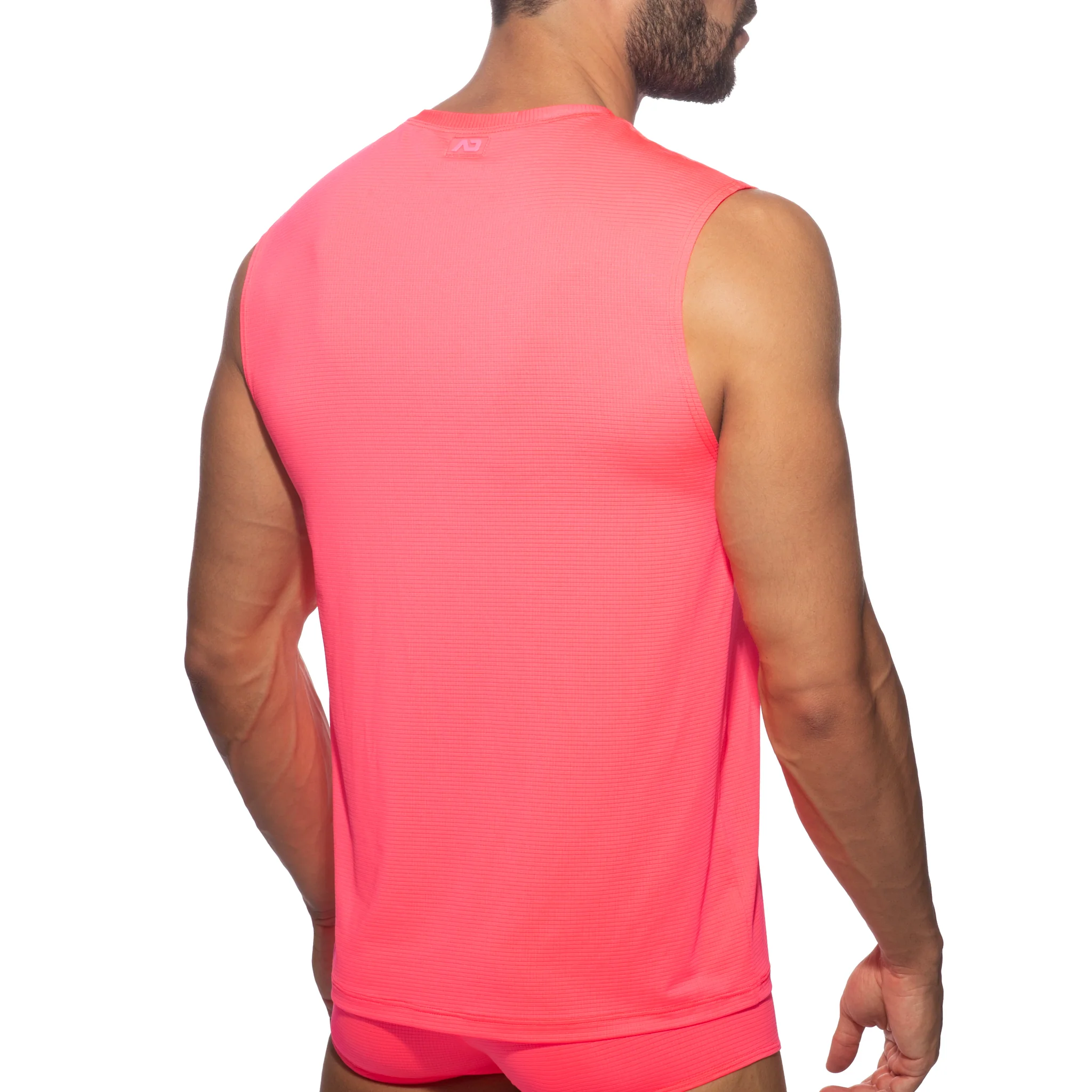 Addicted Veloz Dry Tank Top Neon Pink AD1328 - Image 3
