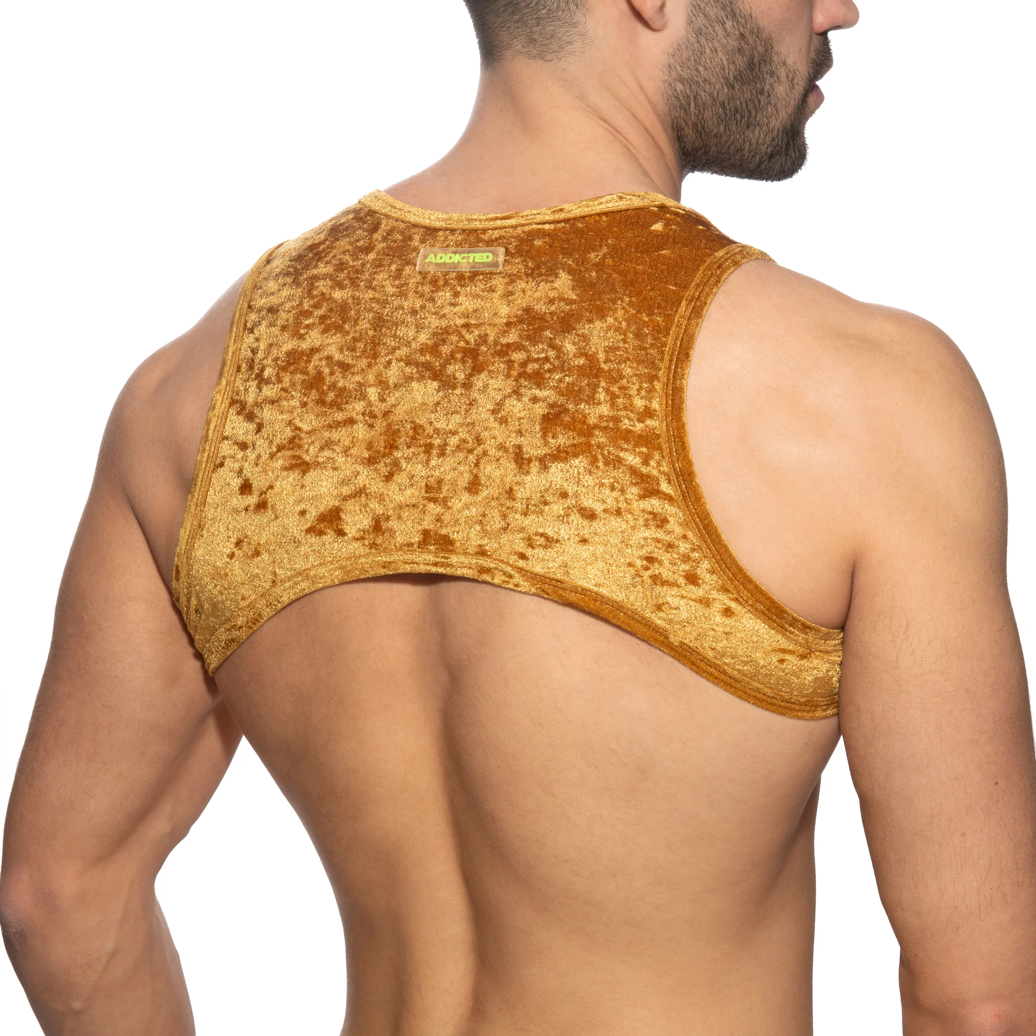Addicted Velvet Shady Harness Mustard AD1236 - Image 3
