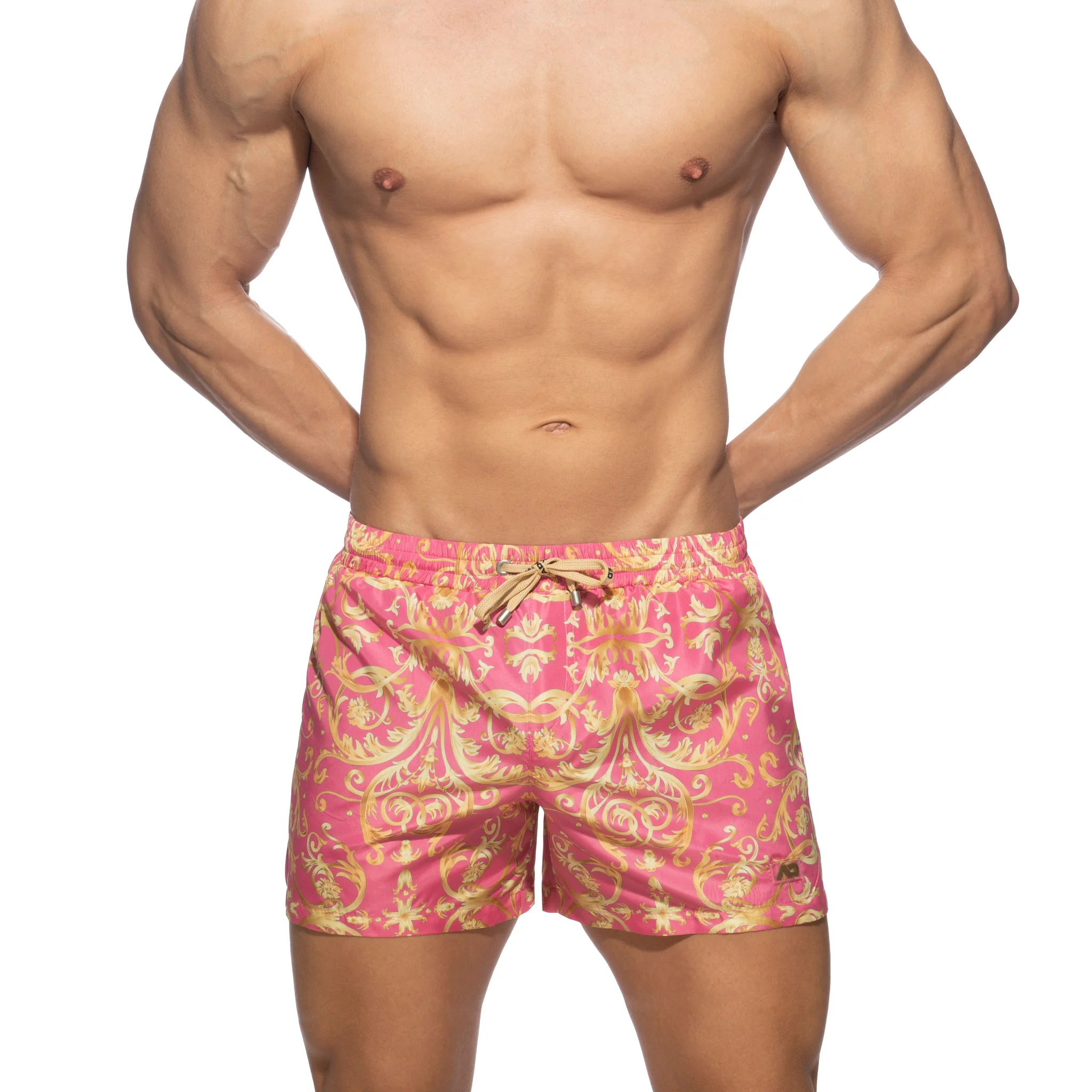 Addicted Versailles Swim Short Pink ADS205 - Image 2
