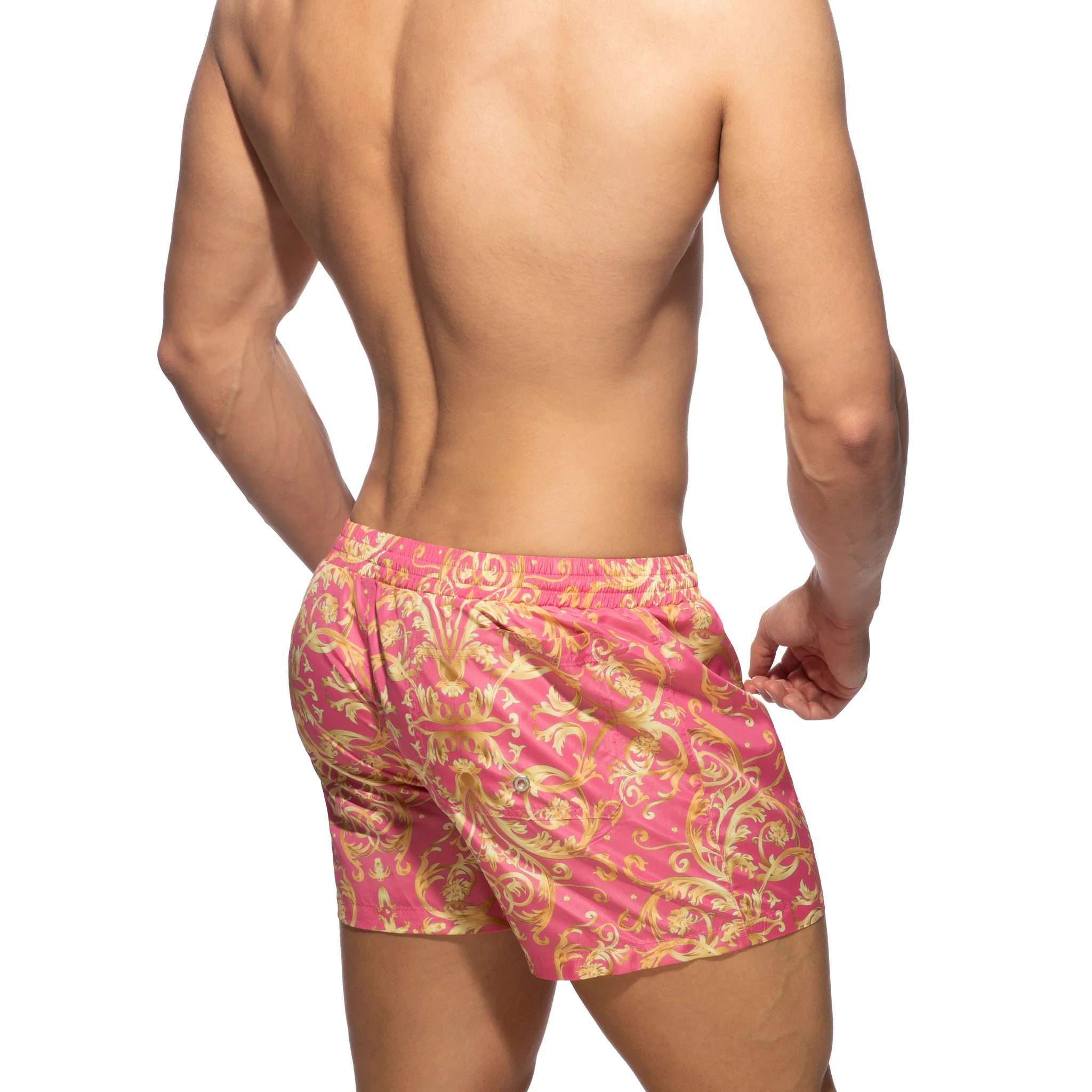 Addicted Versailles Swim Short Pink ADS205 - Image 3