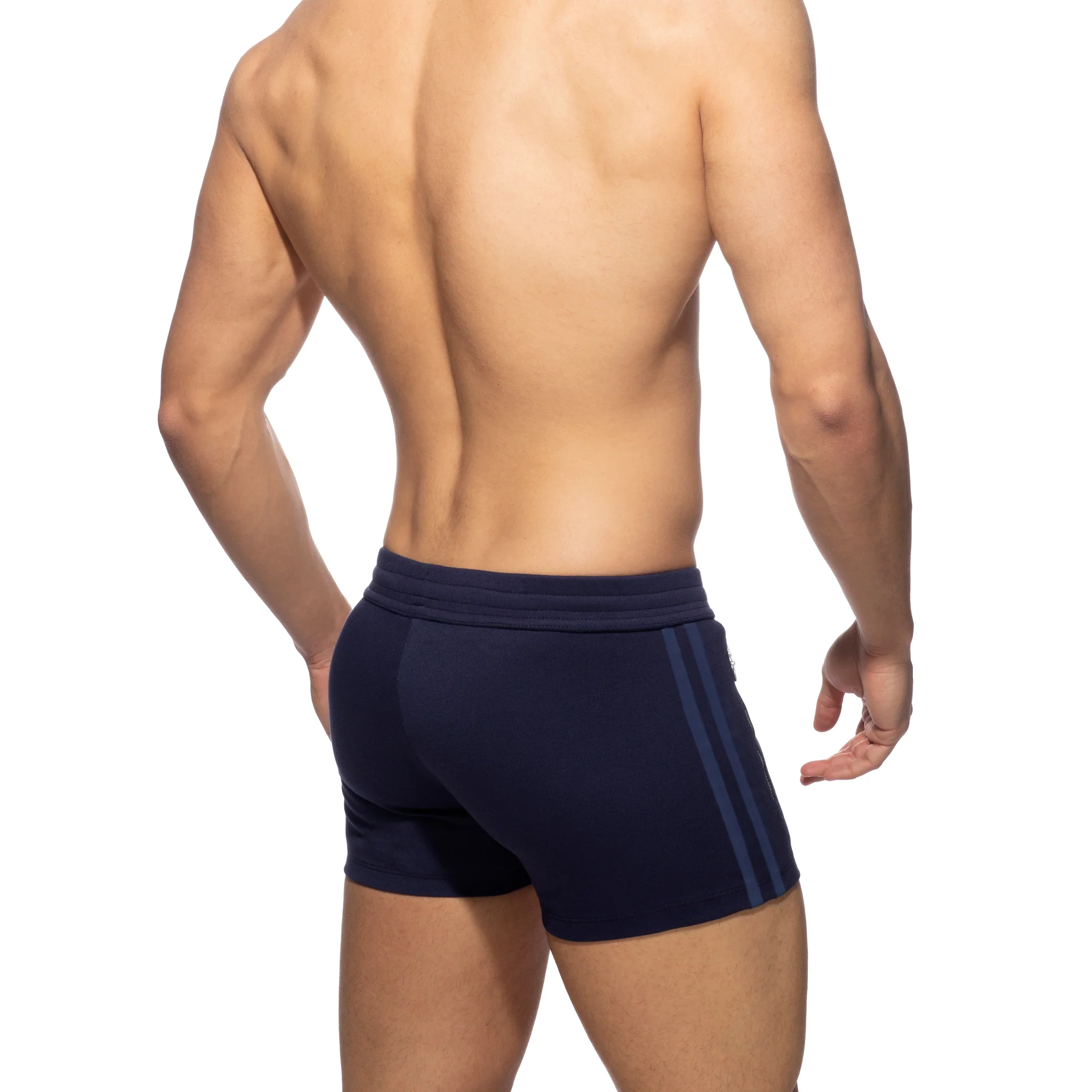 Addicted Zip Pocket Sports Short Navy AD1002 - Image 3