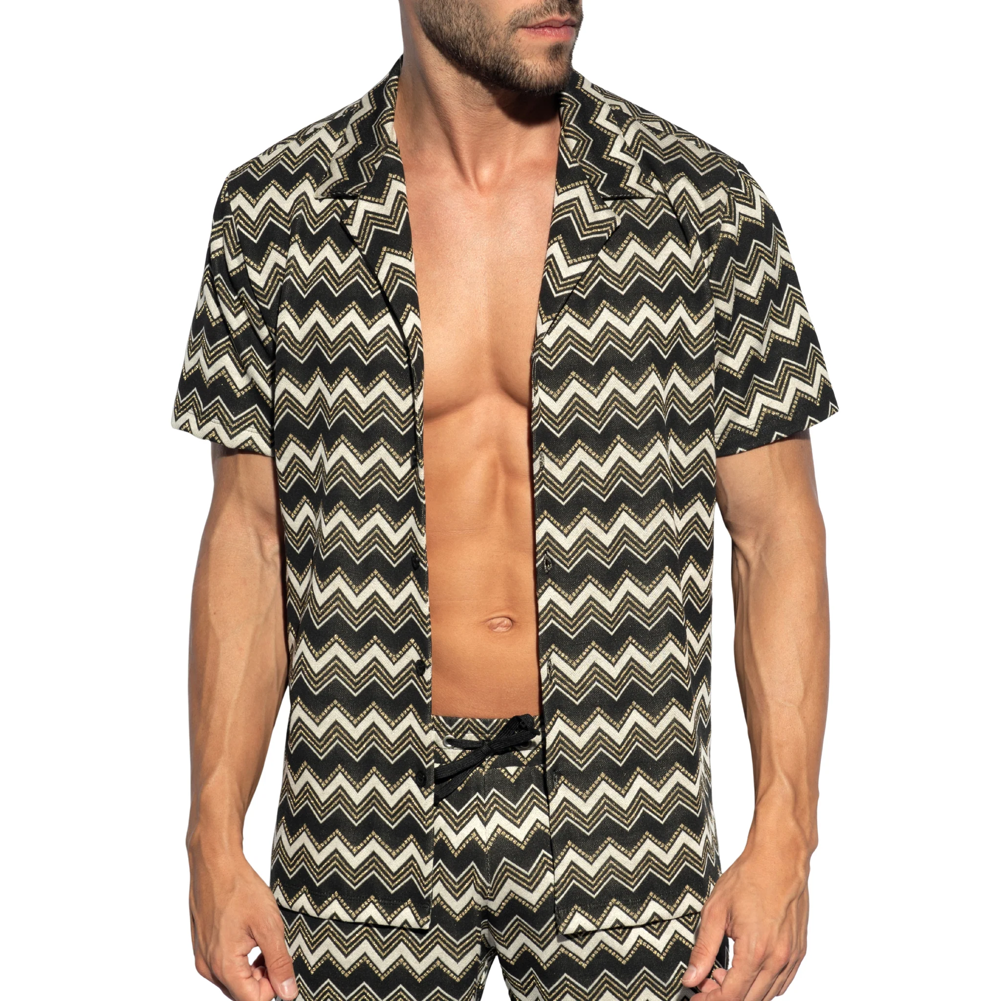 ES Collection Aristo Shirt Beige SHT034 - Image 2