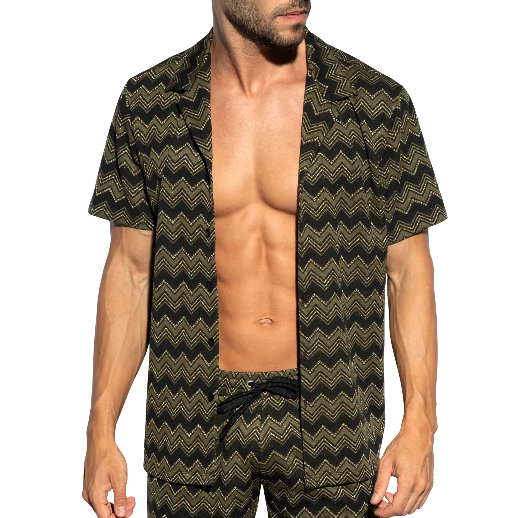 ES Collection Aristo Shirt Khaki SHT034 - Image 2