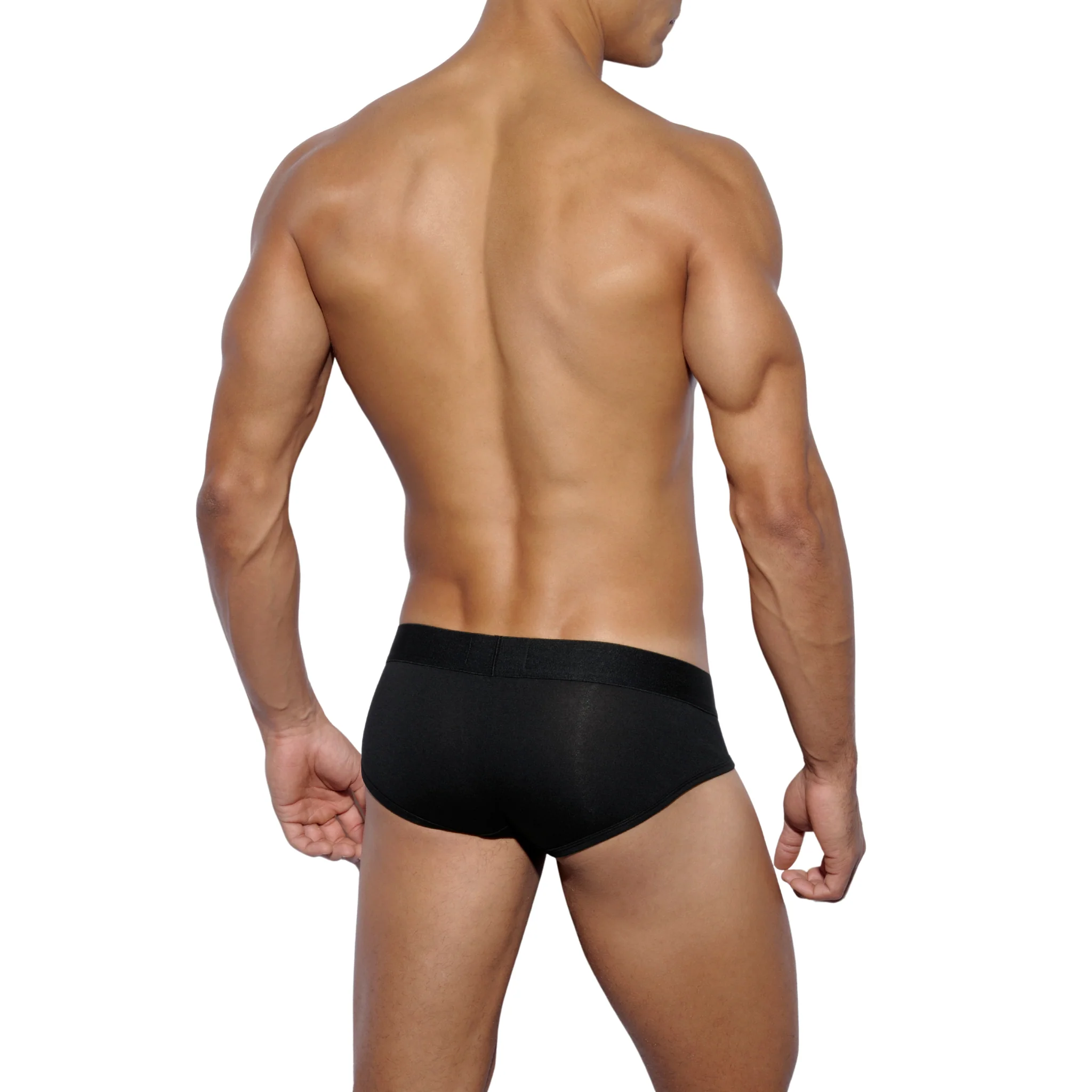 ES Collection Basic Modal Push Up Brief Black UN115 - Image 3