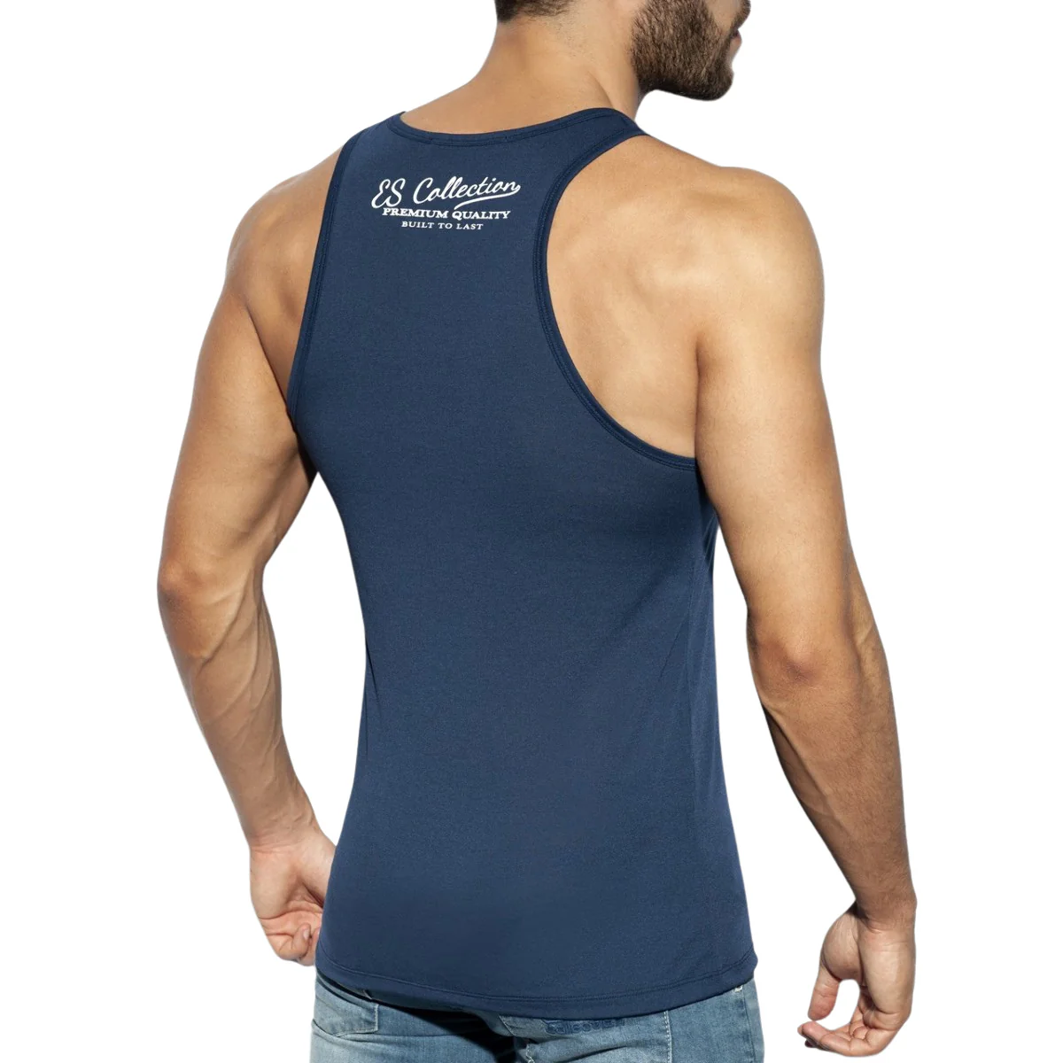 ES Collection Basic Tanktop Navy TS119 - Image 3
