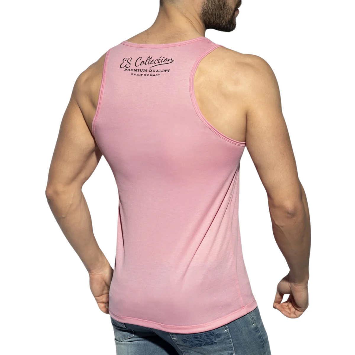 ES Collection Basic Tanktop Pink TS119 - Image 3