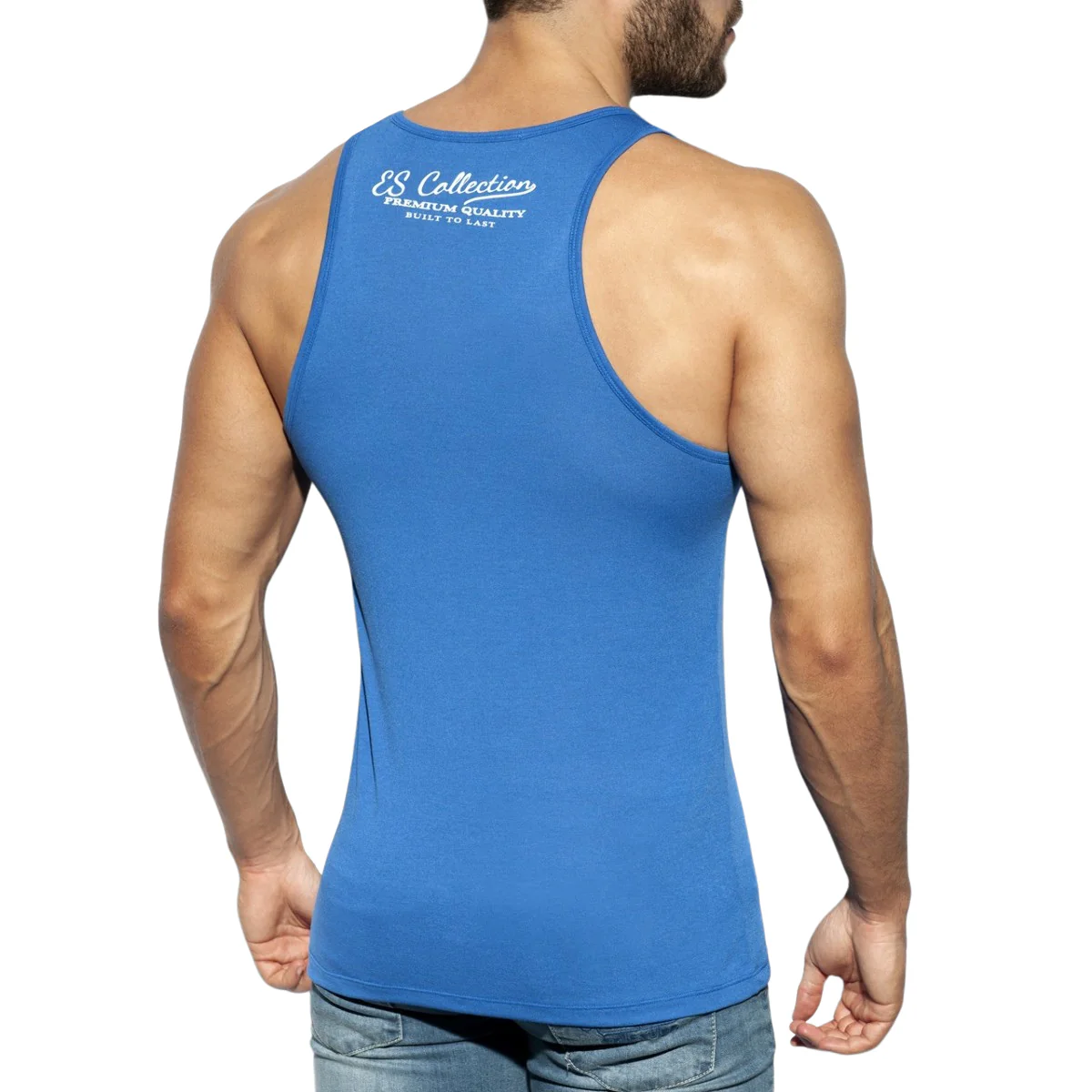 ES Collection Basic Tanktop Royal Blue TS119 - Image 3