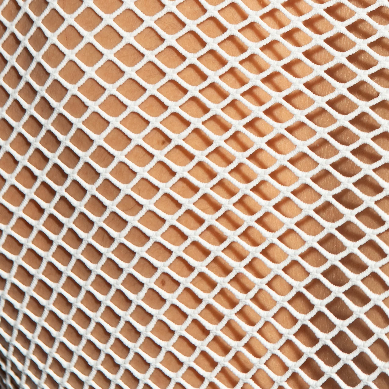 ES Collection Beachy Net Strap Tank Top White TS336 - Image 4