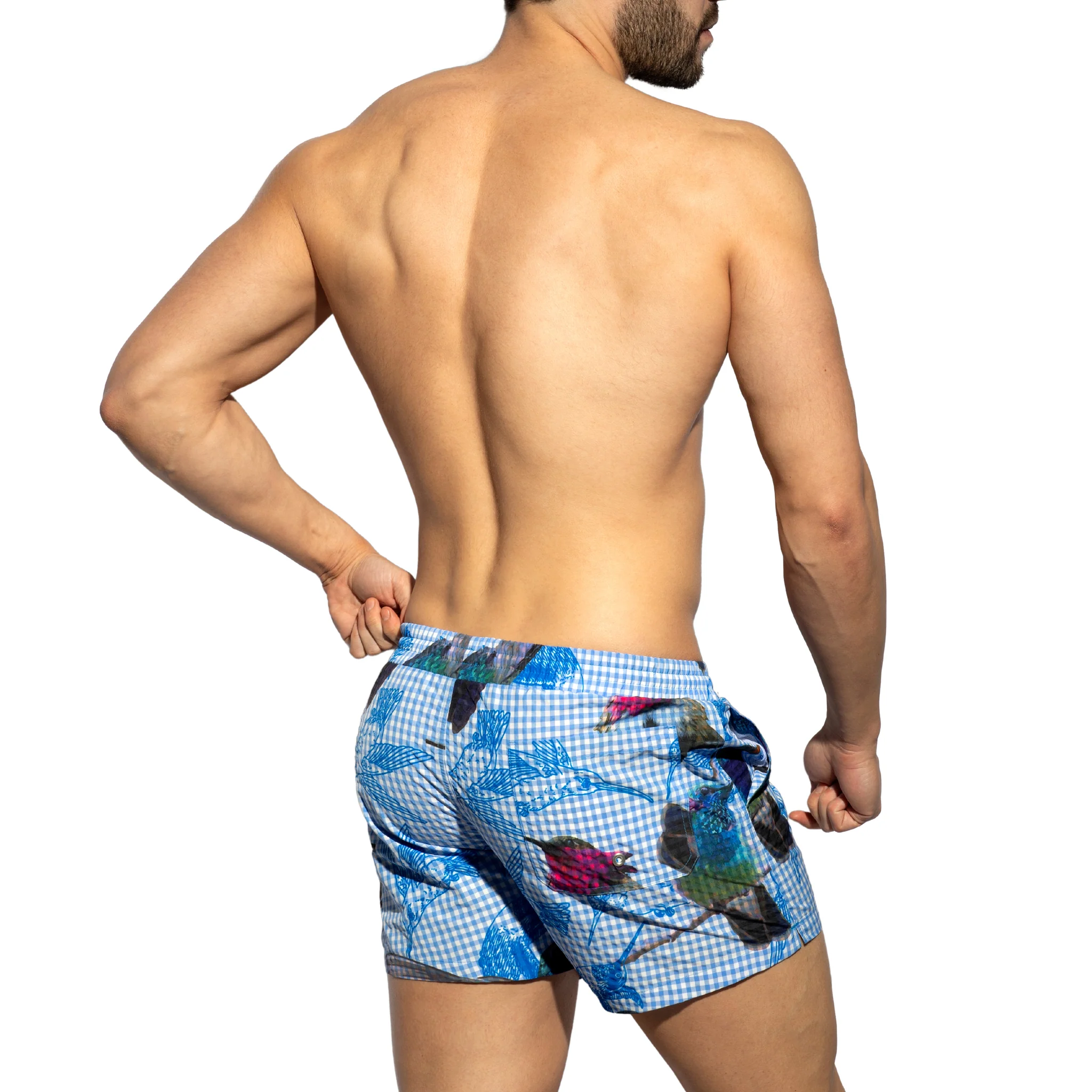 ES Collection Birds Boardshort Turquoise 2303 - Image 3