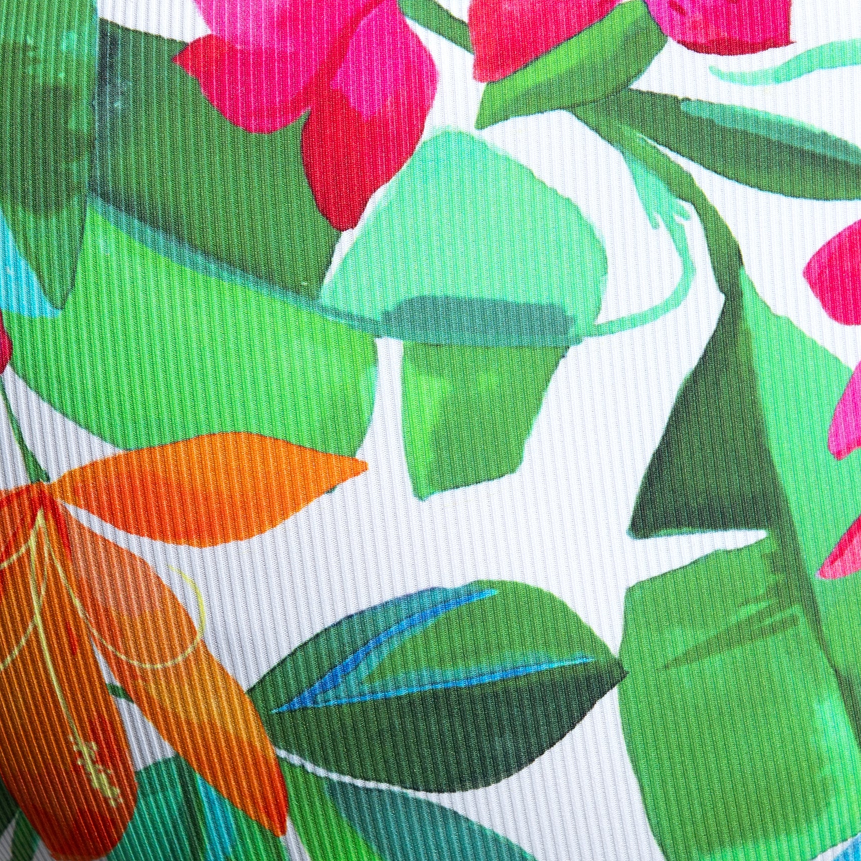 ES Collection Bold Flowers Brief White UN663 - Image 4
