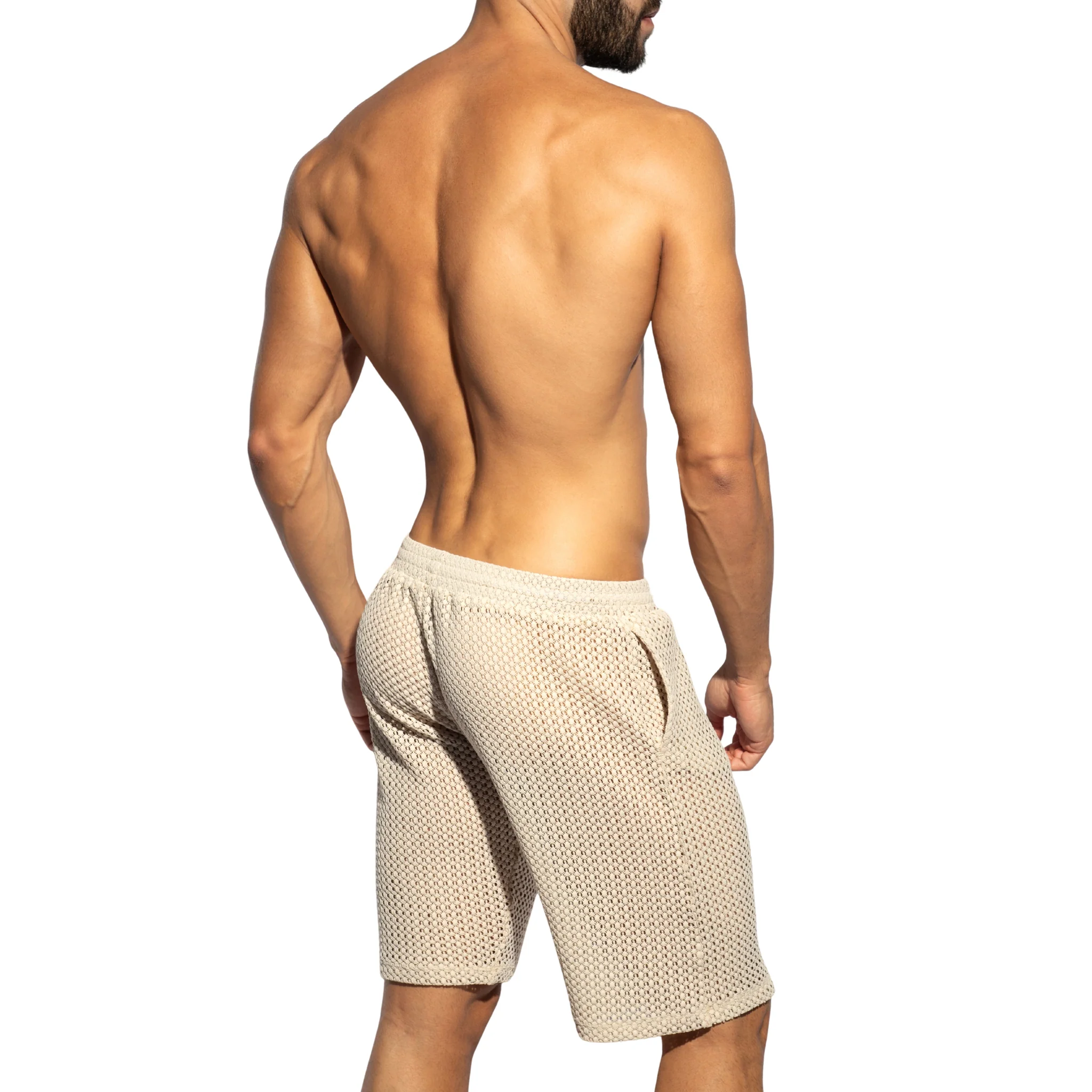 ES Collection Brisa Bermuda Shorts Beige SP354 - Image 3