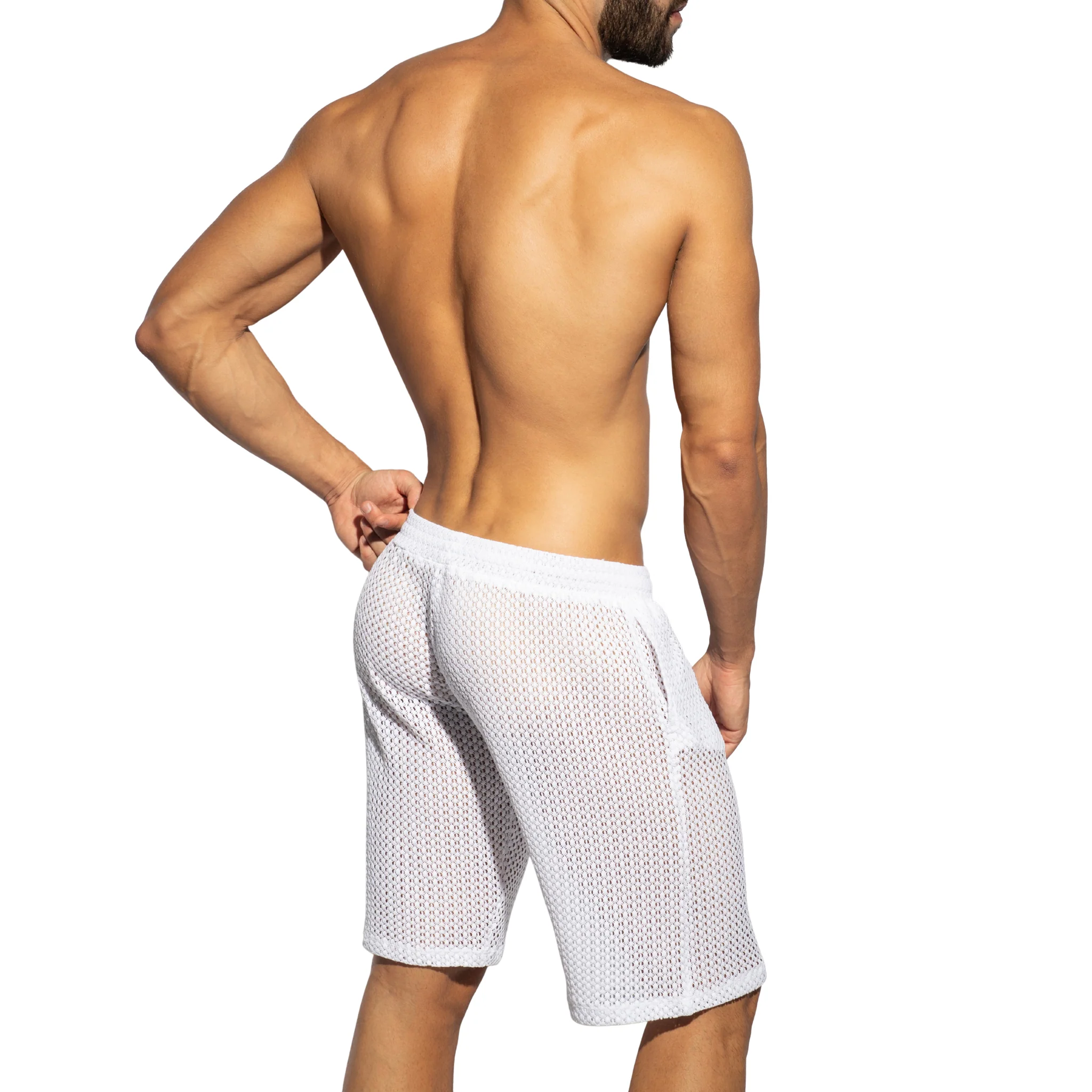 ES Collection Brisa Bermuda Shorts White SP354 - Image 3