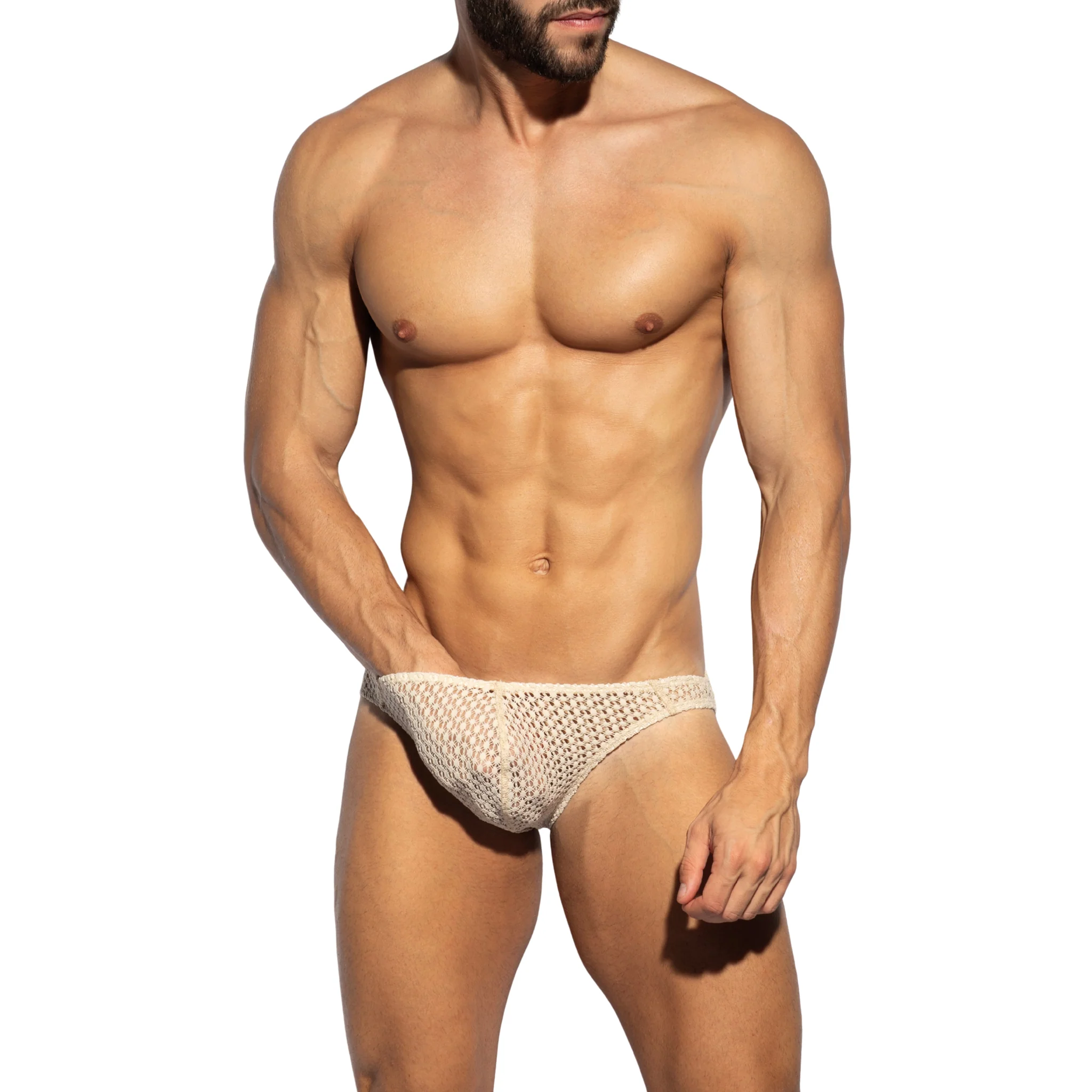 ES Collection Brisa Bikini Brief Beige UN638 - Image 2