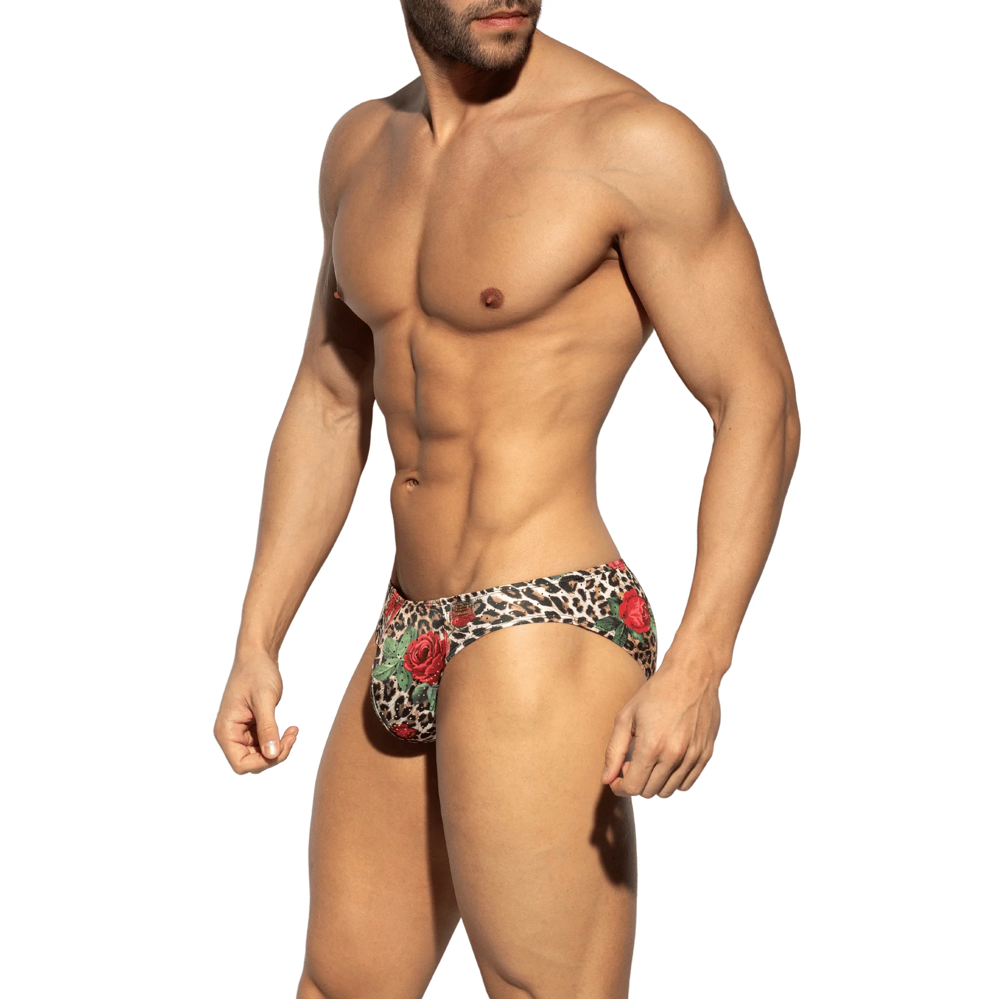 ES Collection Buns & Roses Bikini Brief Black UN615