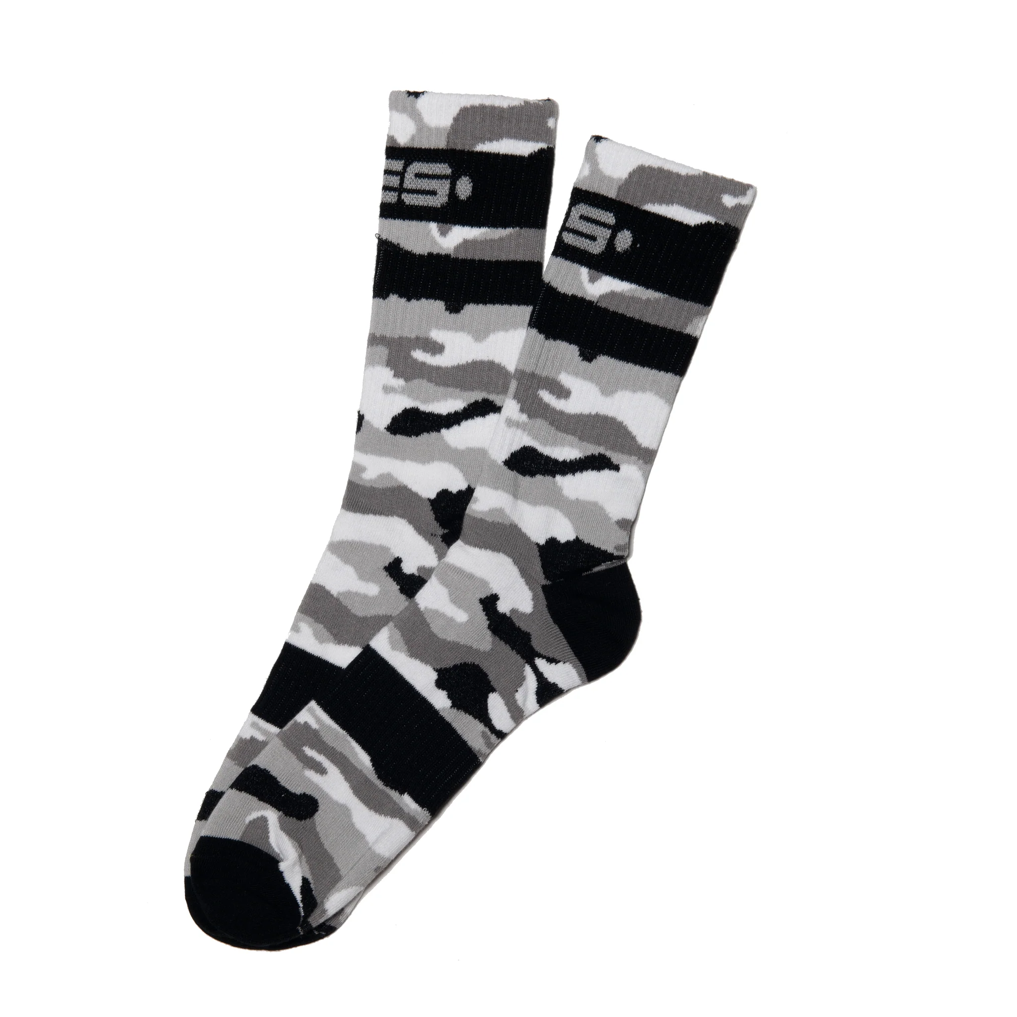 ES Collection Camo Socks Grey Camouflage SCK08 - Image 3