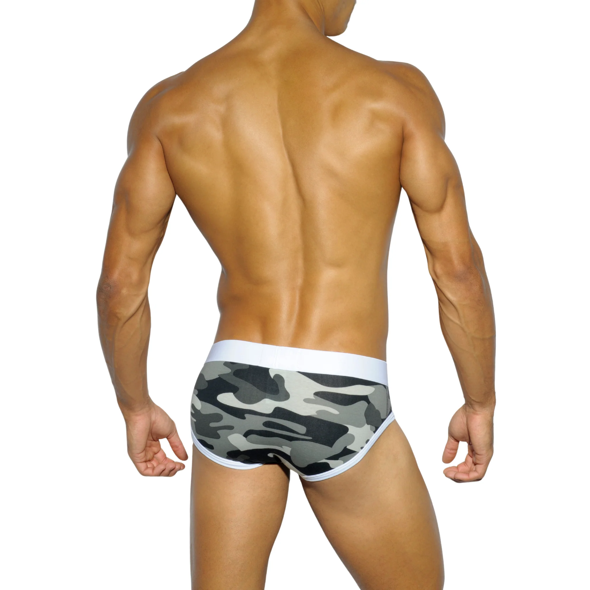 ES Collection Camouflage Basic Brief Grey Camouflage UN196 - Image 3
