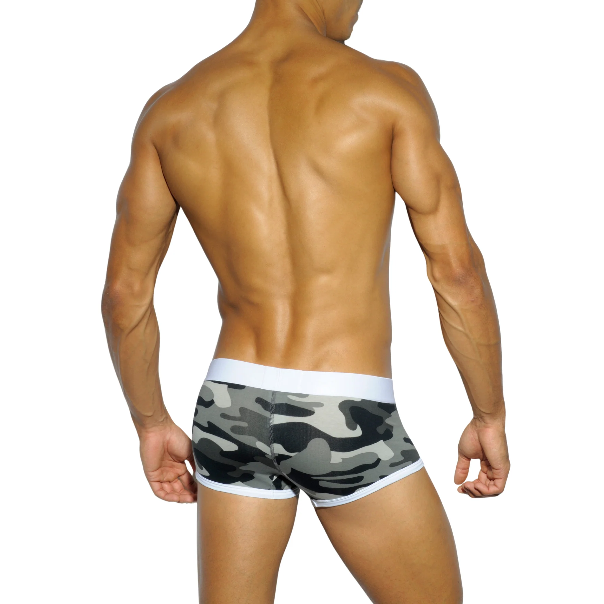 ES Collection Camouflage Basic Mini Boxer Grey Camouflage UN197 - Image 3