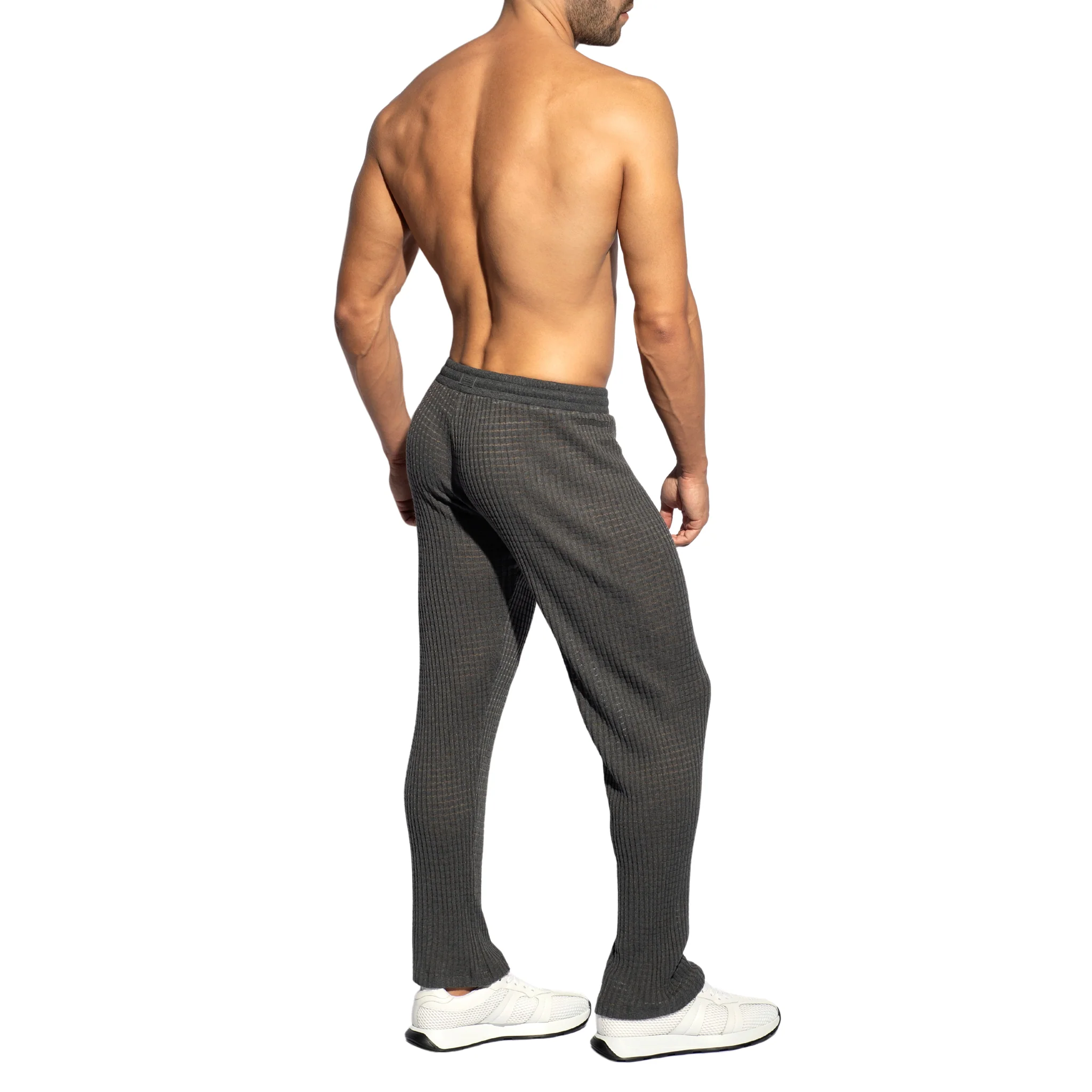 ES Collection Checkmate Long Pants Charcoal SP328 - Image 3