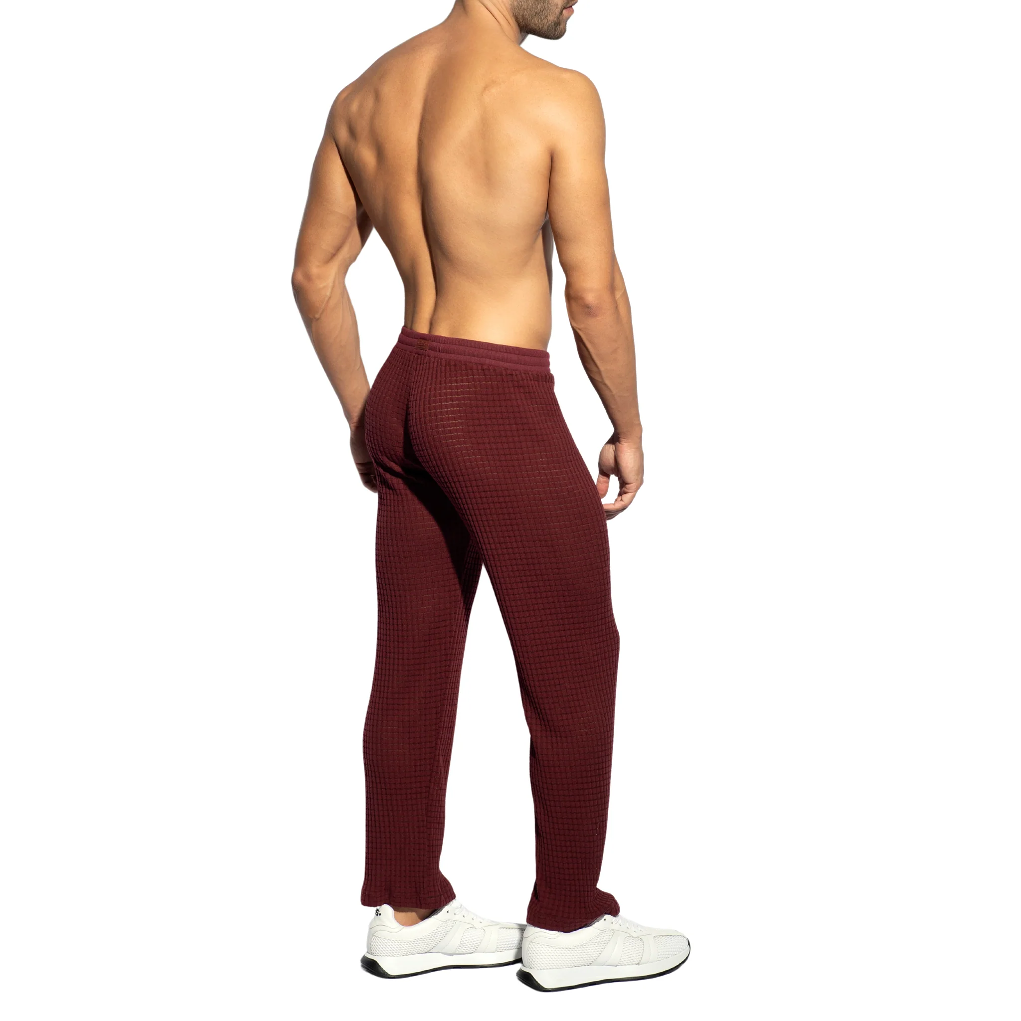 ES Collection Checkmate Long Pants Garnet SP328 - Image 3