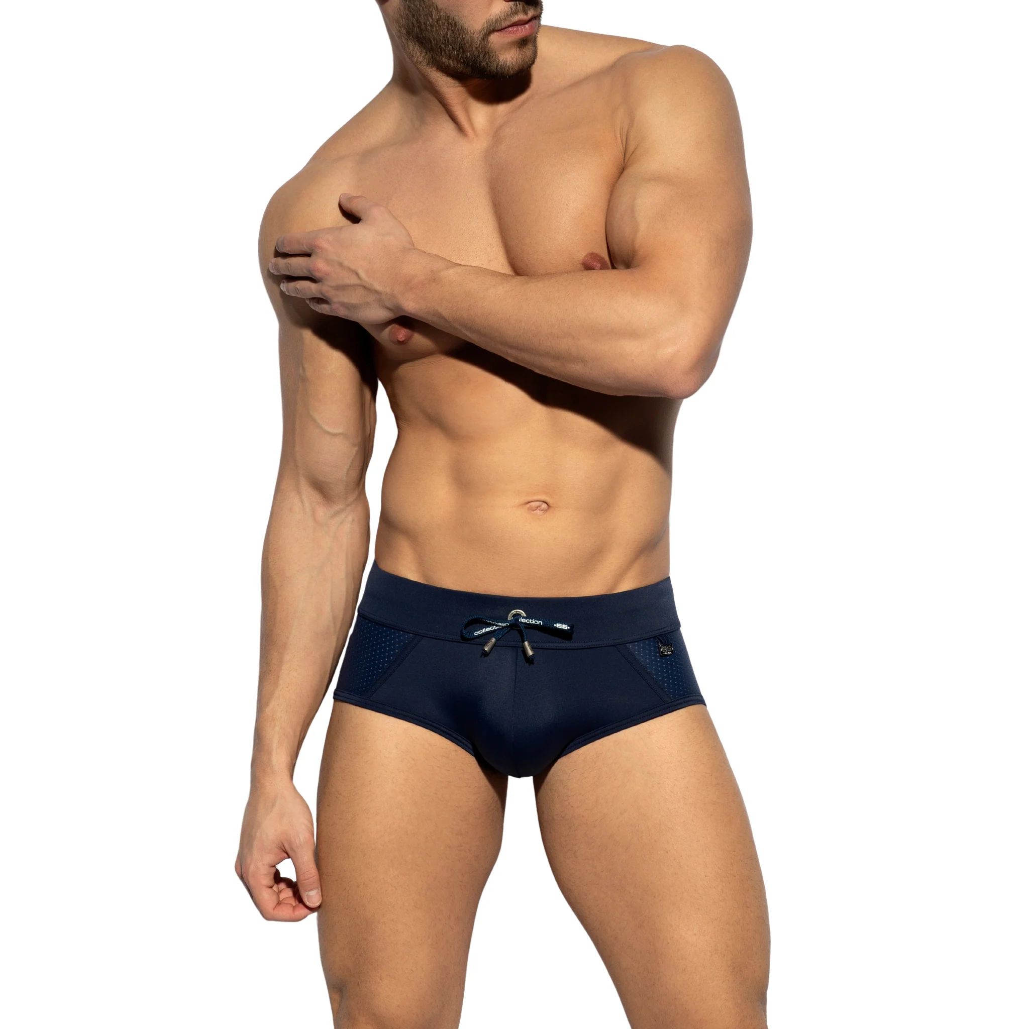 ES Collection Classic Swim Brief Navy 2104 - Image 2