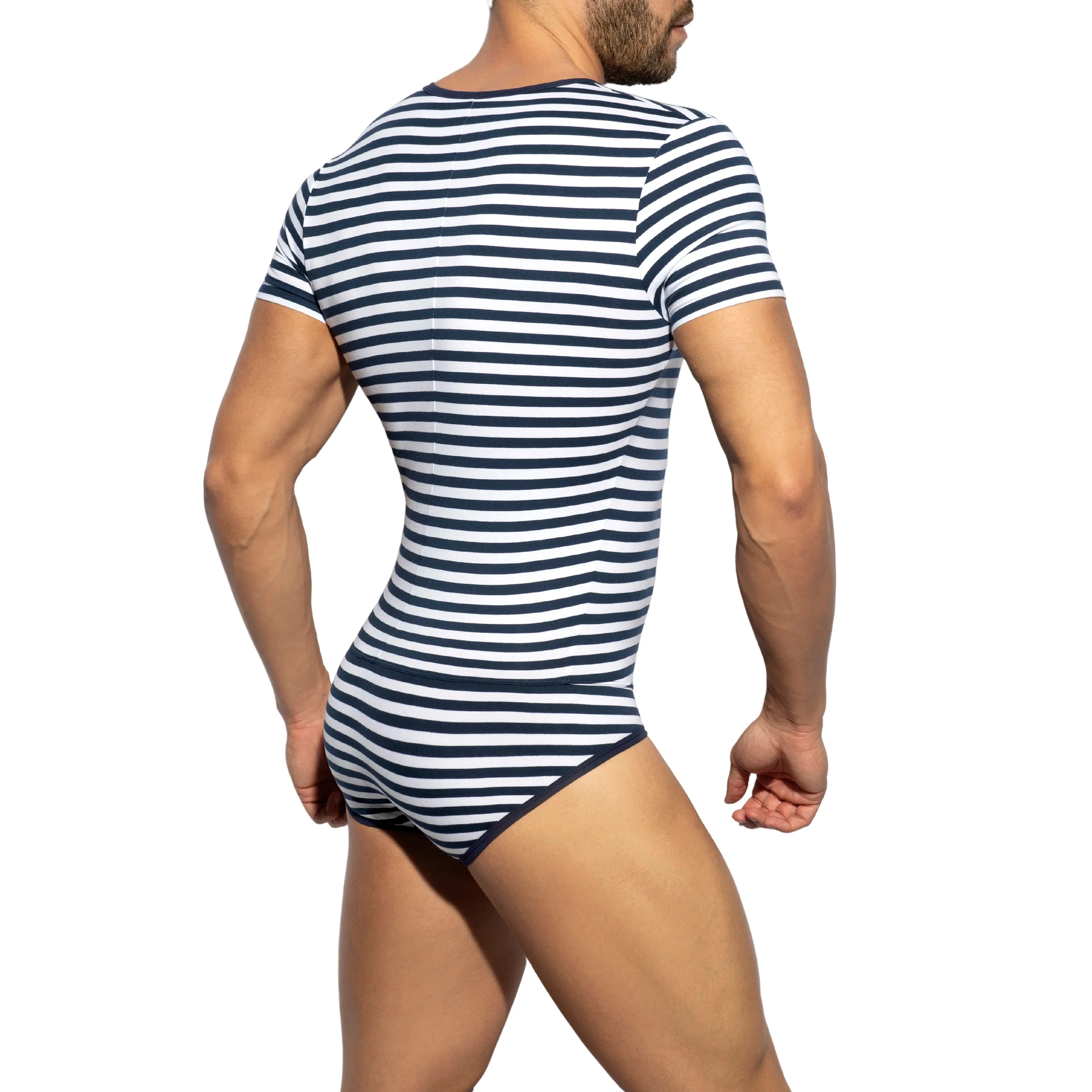 ES Collection Cotton Bodysuit Navy Sailor UN486 - Image 3