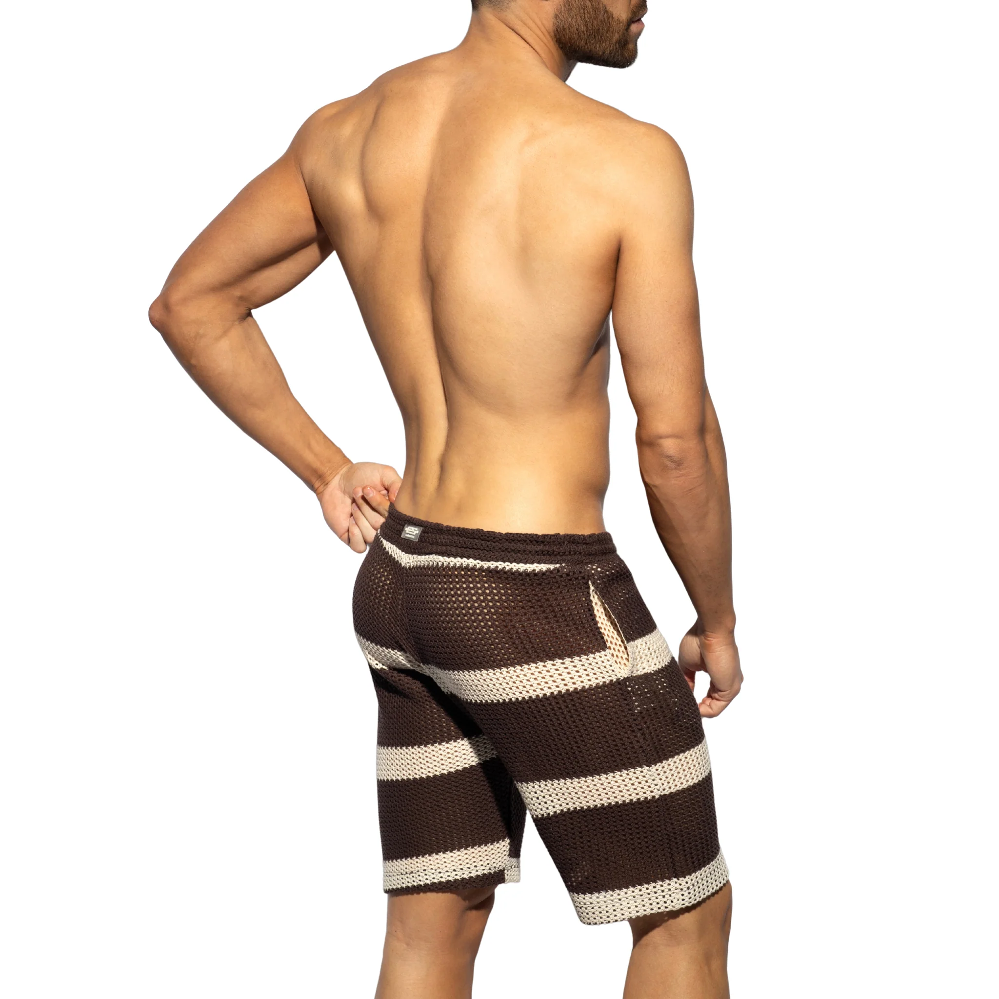 ES Collection Crochet Choco Bermudas Brown SP345 - Image 3