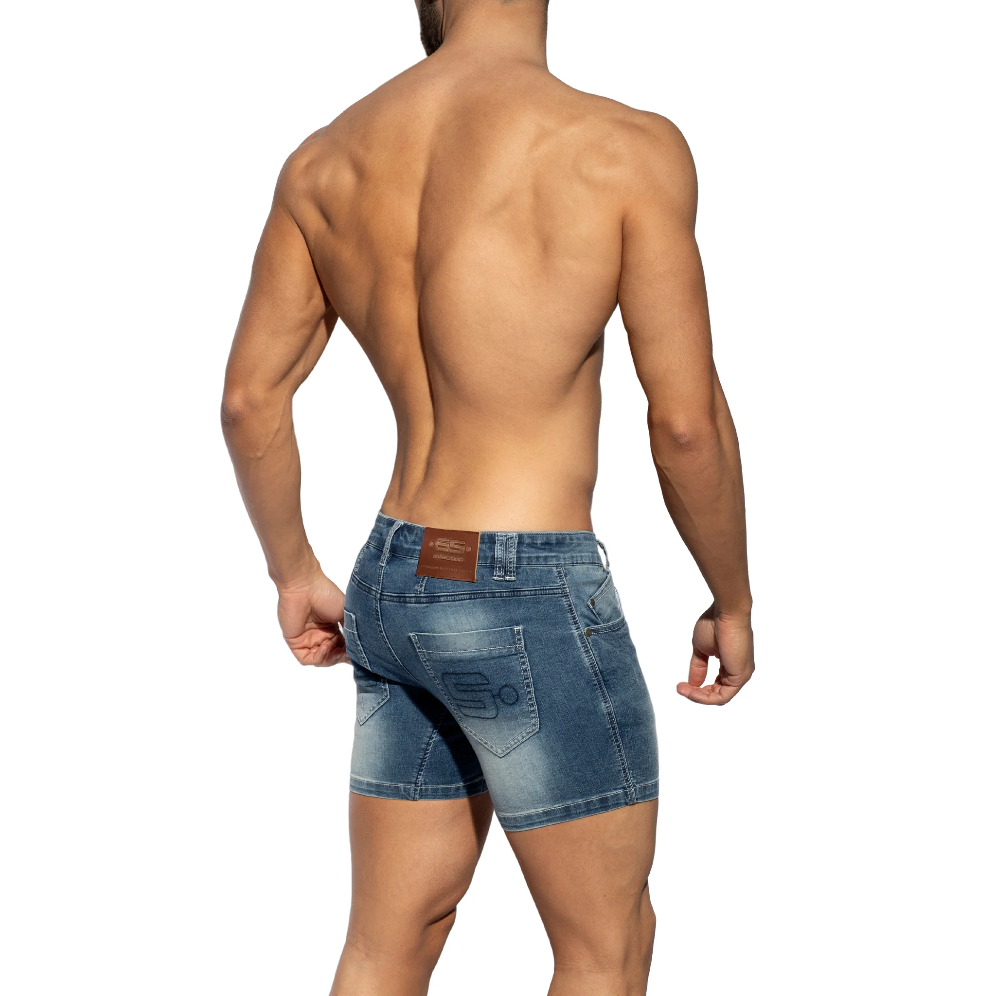 ES Collection Denim Short Jeans Blue Jeans ESJ073 - Image 3