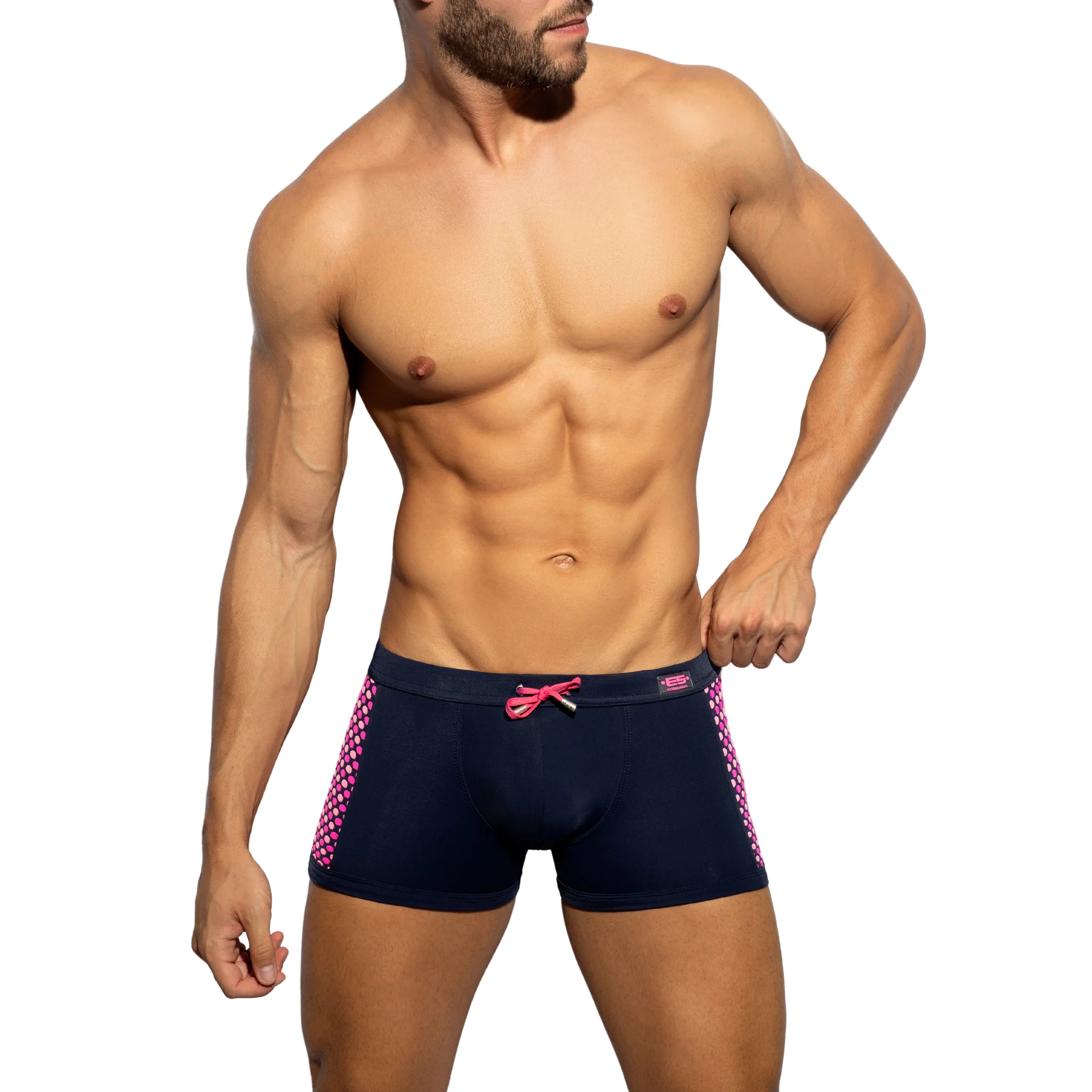 ES Collection Disco Pop Swim Trunk Navy 2117 - Image 2