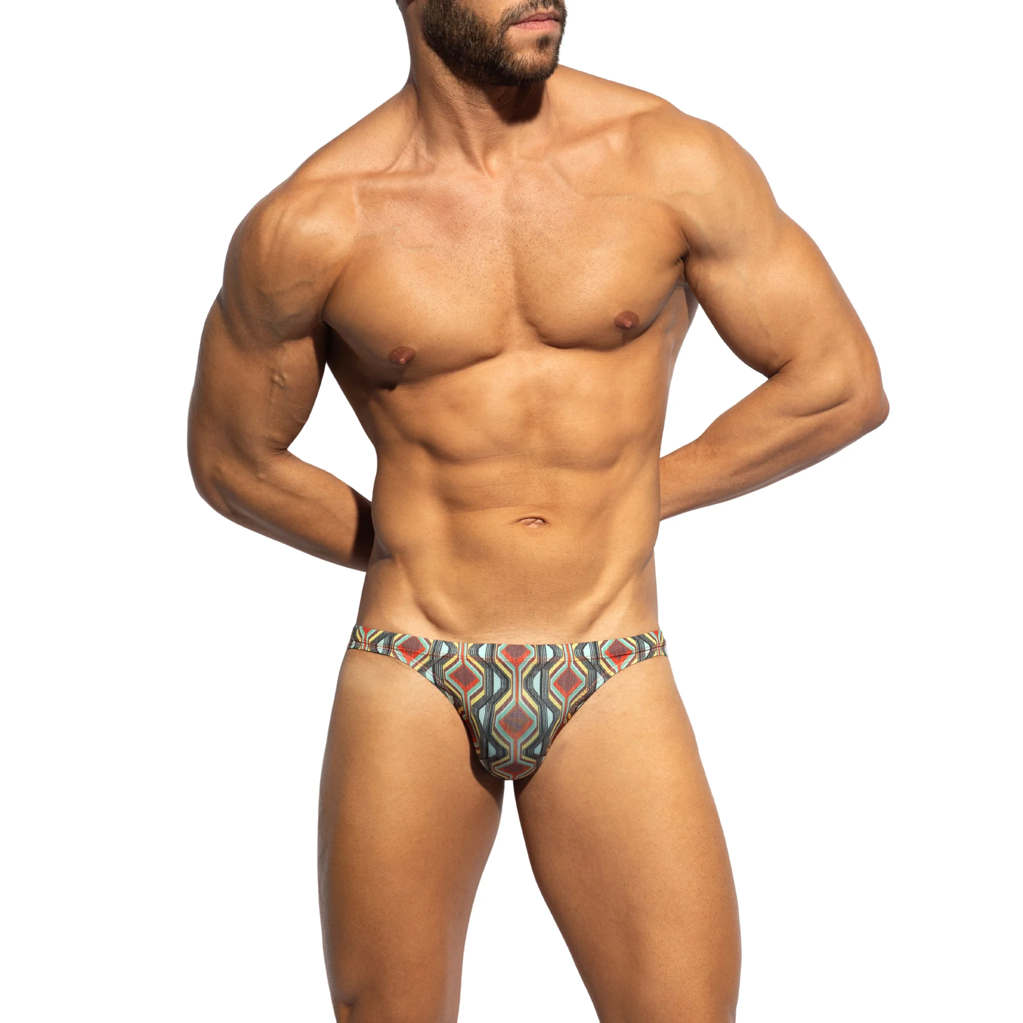 ES Collection Egypt Bikini Brief Green UN643 - Image 2