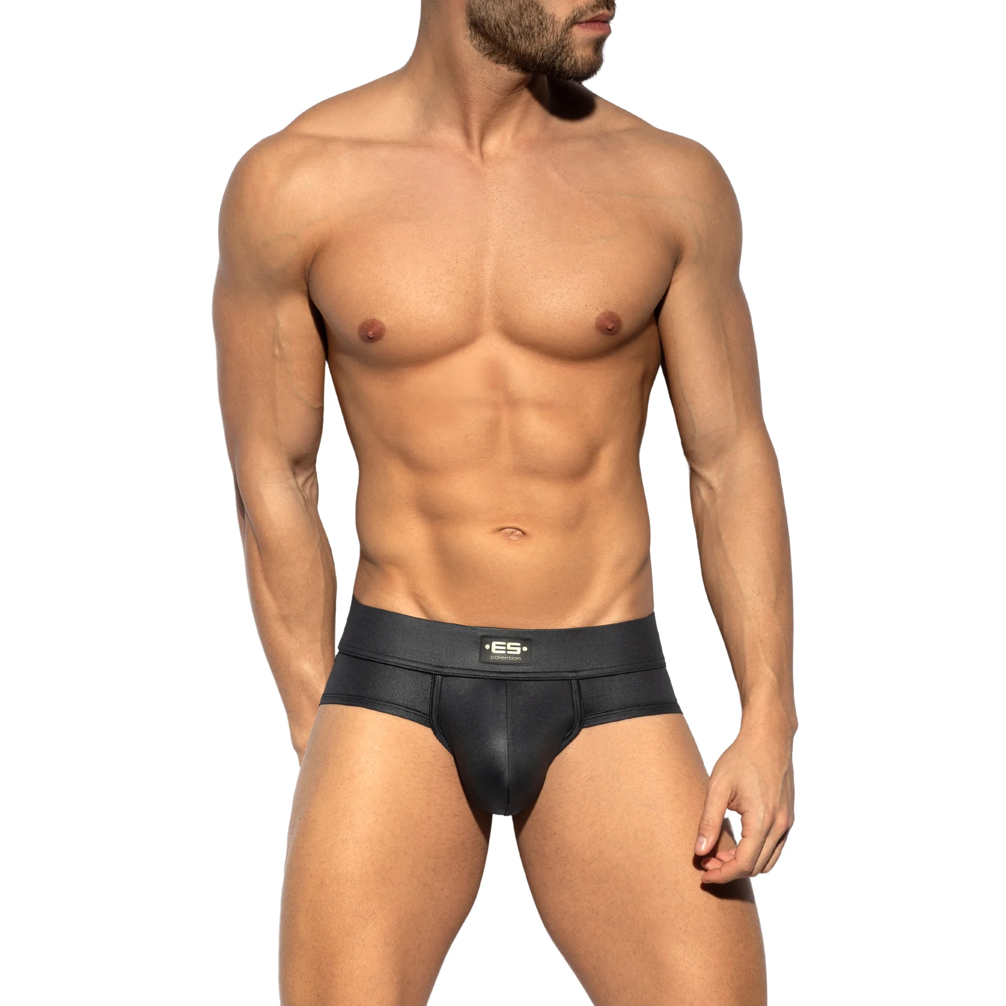 ES Collection Fetish Brief Black UN440 - Image 2