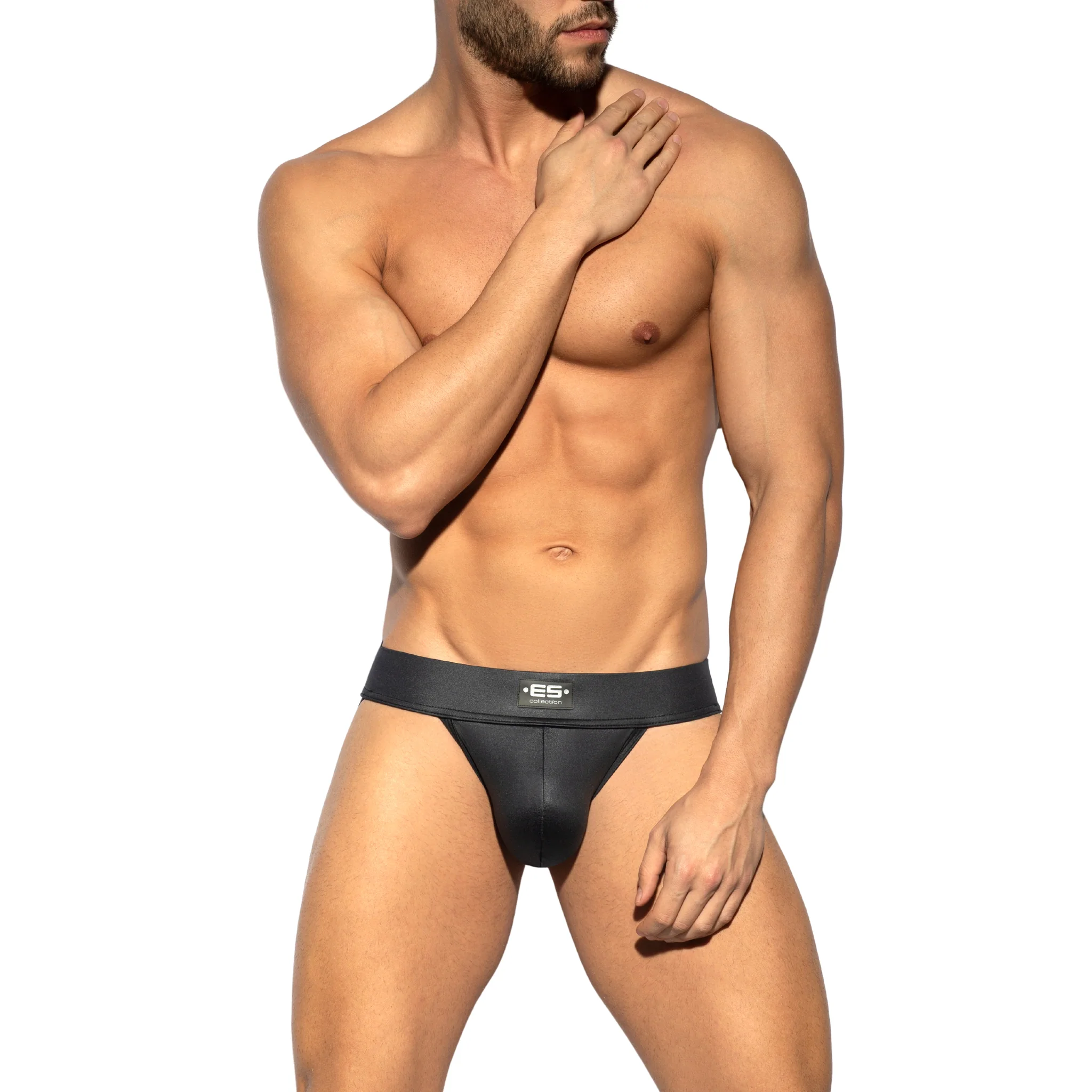 ES Collection Fetish Jock Black UN442 - Image 2