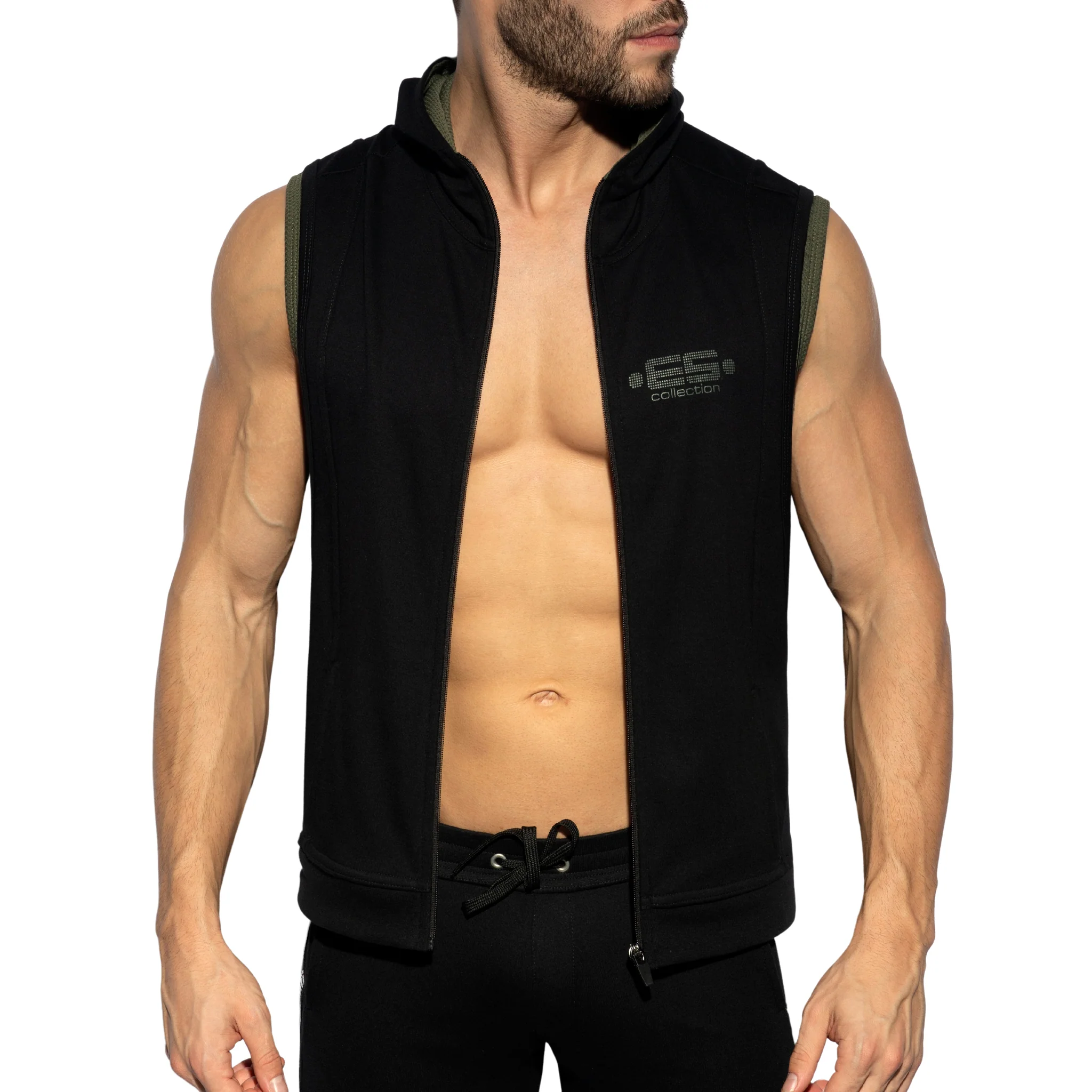 ES Collection First Class Athletic Hoody Black SP295 - Image 4