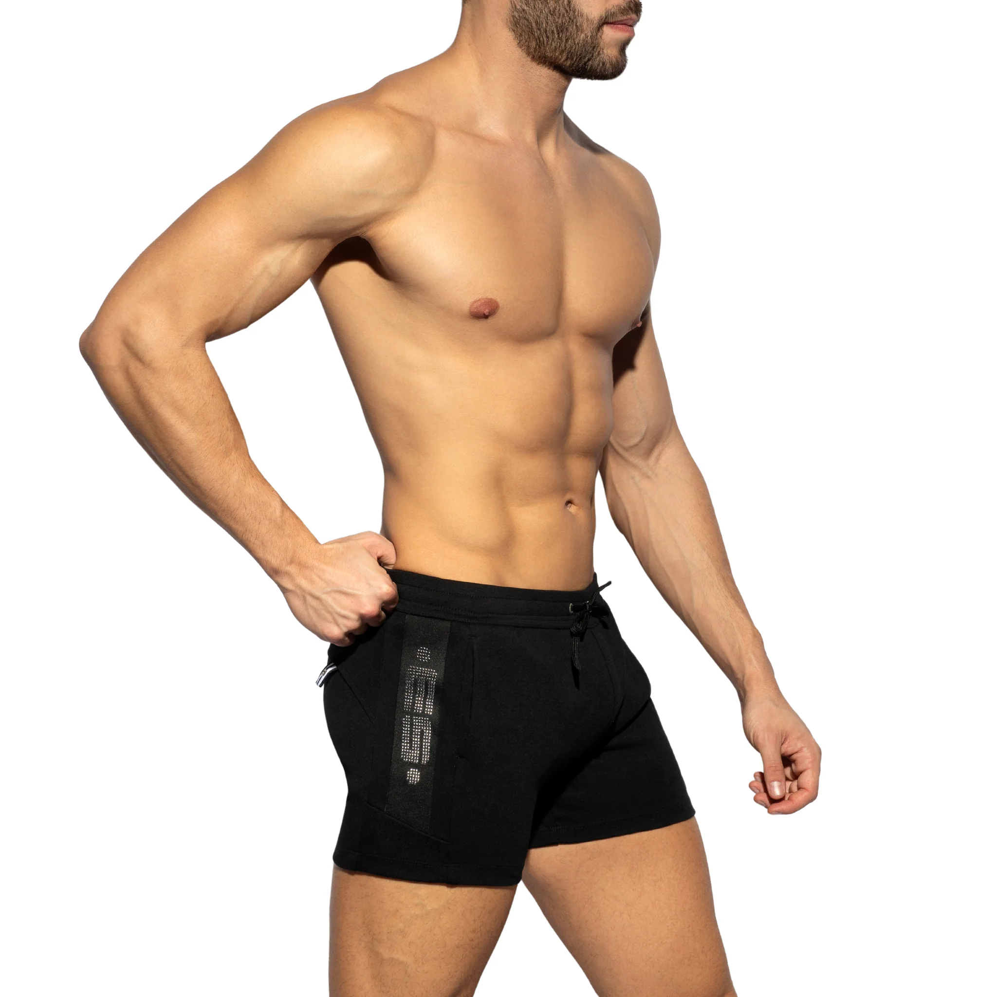 ES Collection First Class Athletic Shorts Black SP298 - Image 4
