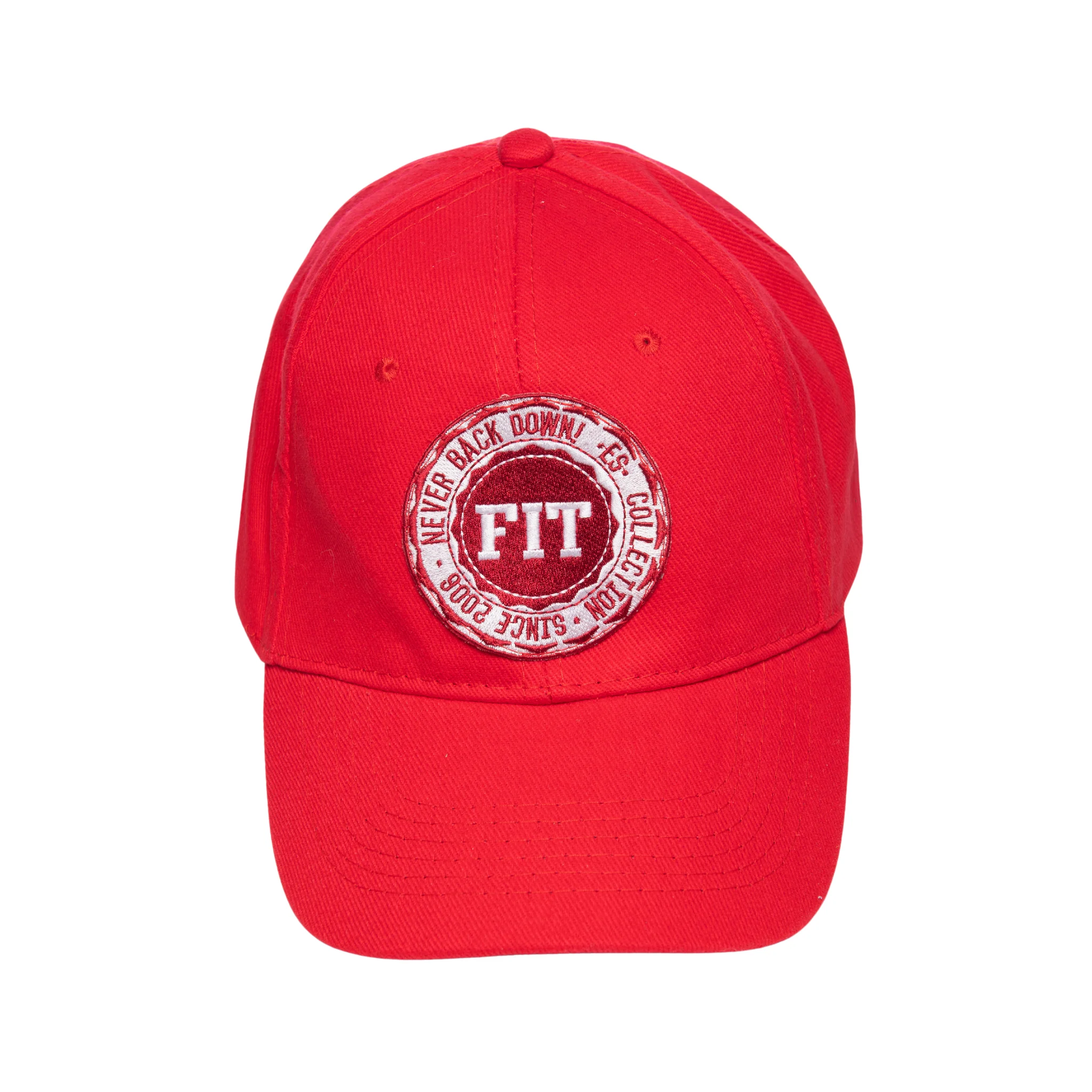 ES Collection Fit Cotton Cap Red CAP008 - Image 2